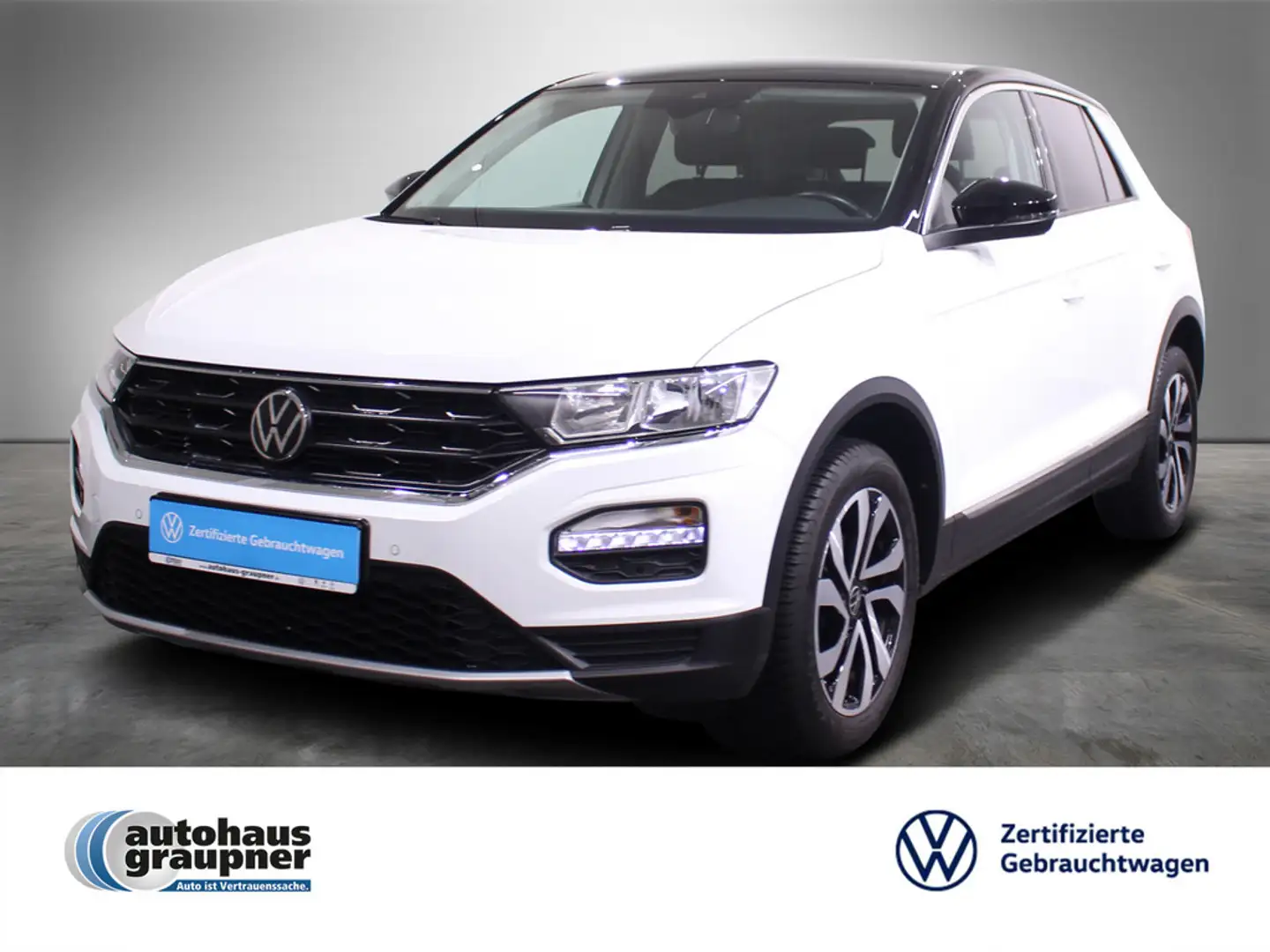 Volkswagen T-Roc 2.0 TDI Style KLIMAAUTOMATIK PDC NAVI Weiß - 1