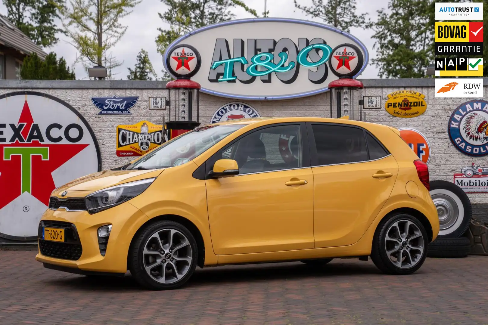 Kia Picanto 1.0 CVVT Design Edition 1e Eig. 51.500 km +NAP NL- Gelb - 1