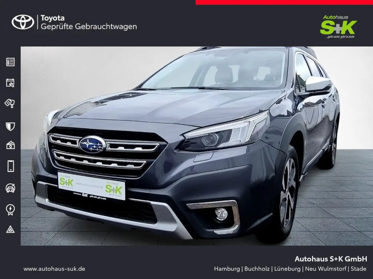Subaru OUTBACK 2.5i Platinum*CARPLAY+LEDER+KLIMA+TEMPOMAT+LED** Grijs - 1