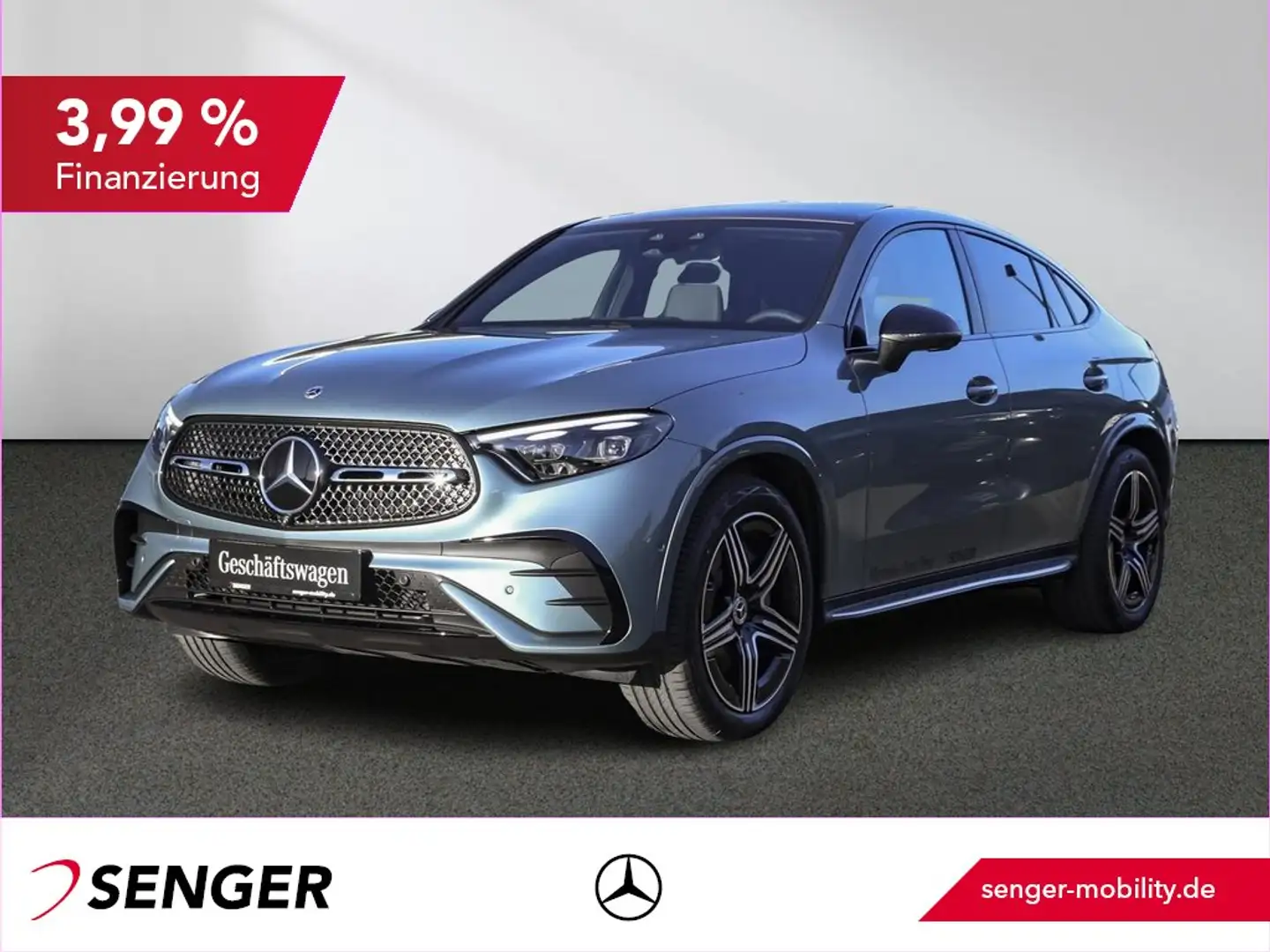 Mercedes-Benz GLC 200 4M Coupé AMG DigitalLight Pano 360°K AHK Grau - 1