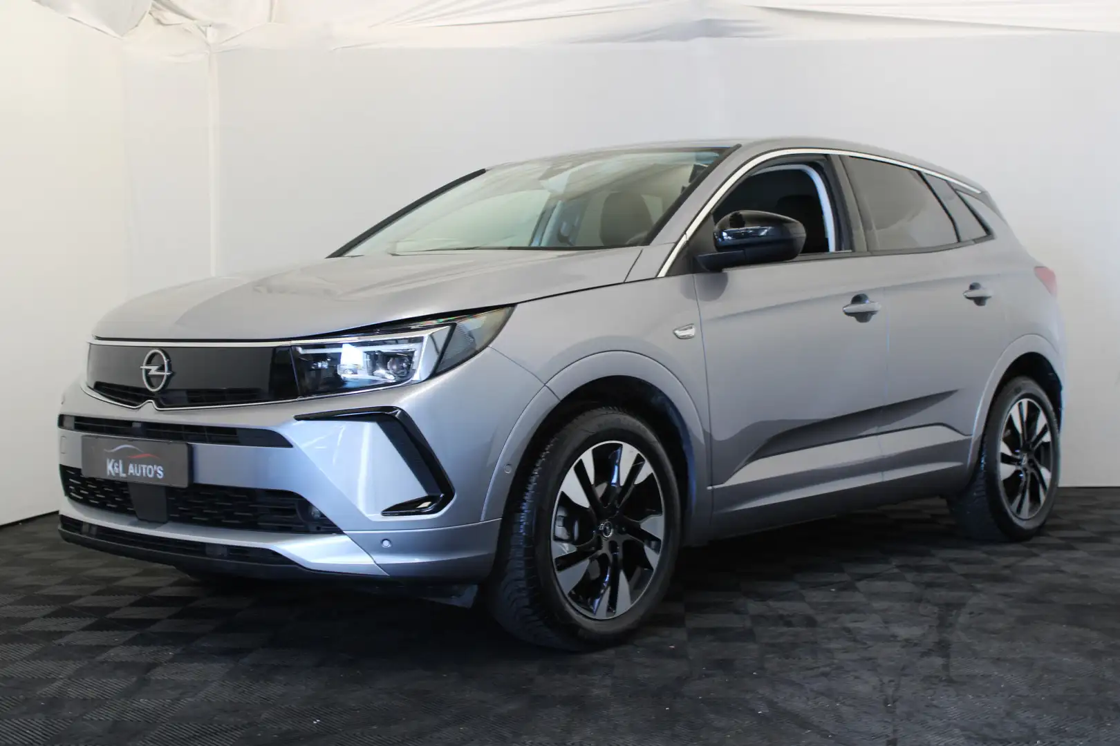 Opel Grandland 1.2 Turbo Elegance |Navi|Camera| Grijs - 1