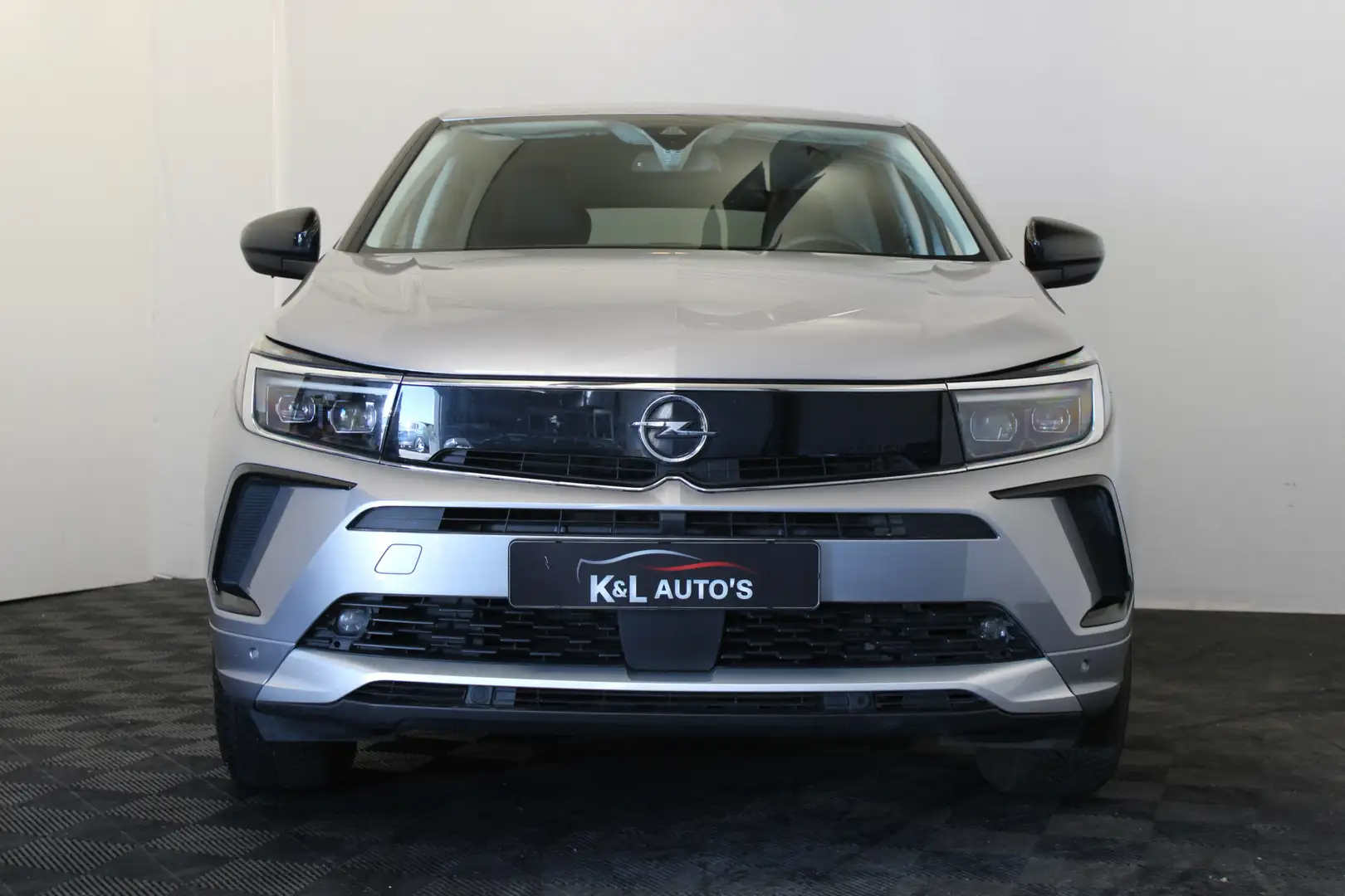 Opel Grandland 1.2 Turbo Elegance |Navi|Camera| Grijs - 2