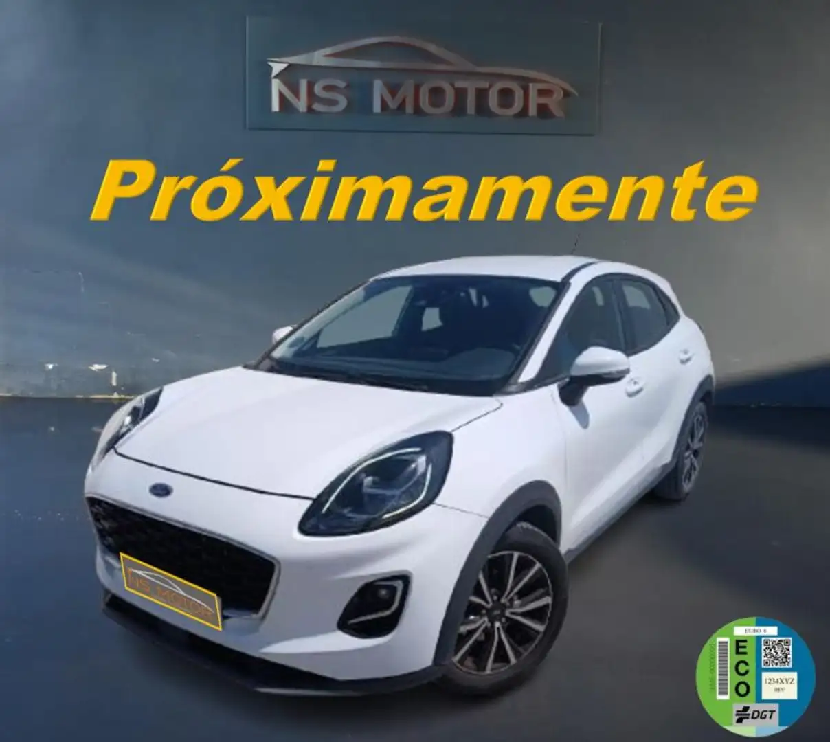 Ford Puma 1.0 EcoBoost MHEV Titanium 125 Blanco - 1
