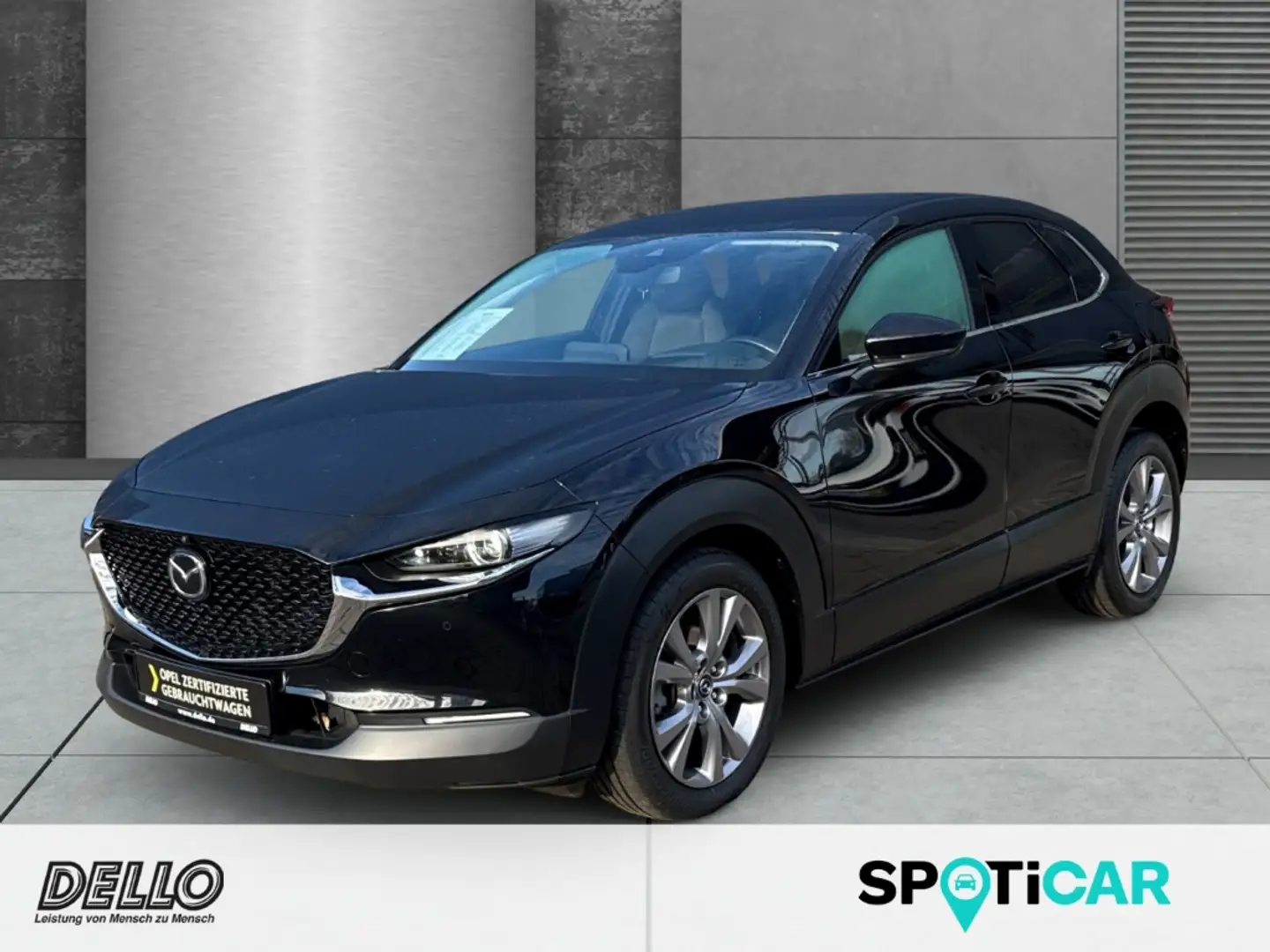 Mazda CX-30 Selection 2WD PDC+Kamera Sitzh. Navi BOSE HUD Soun Zwart - 1