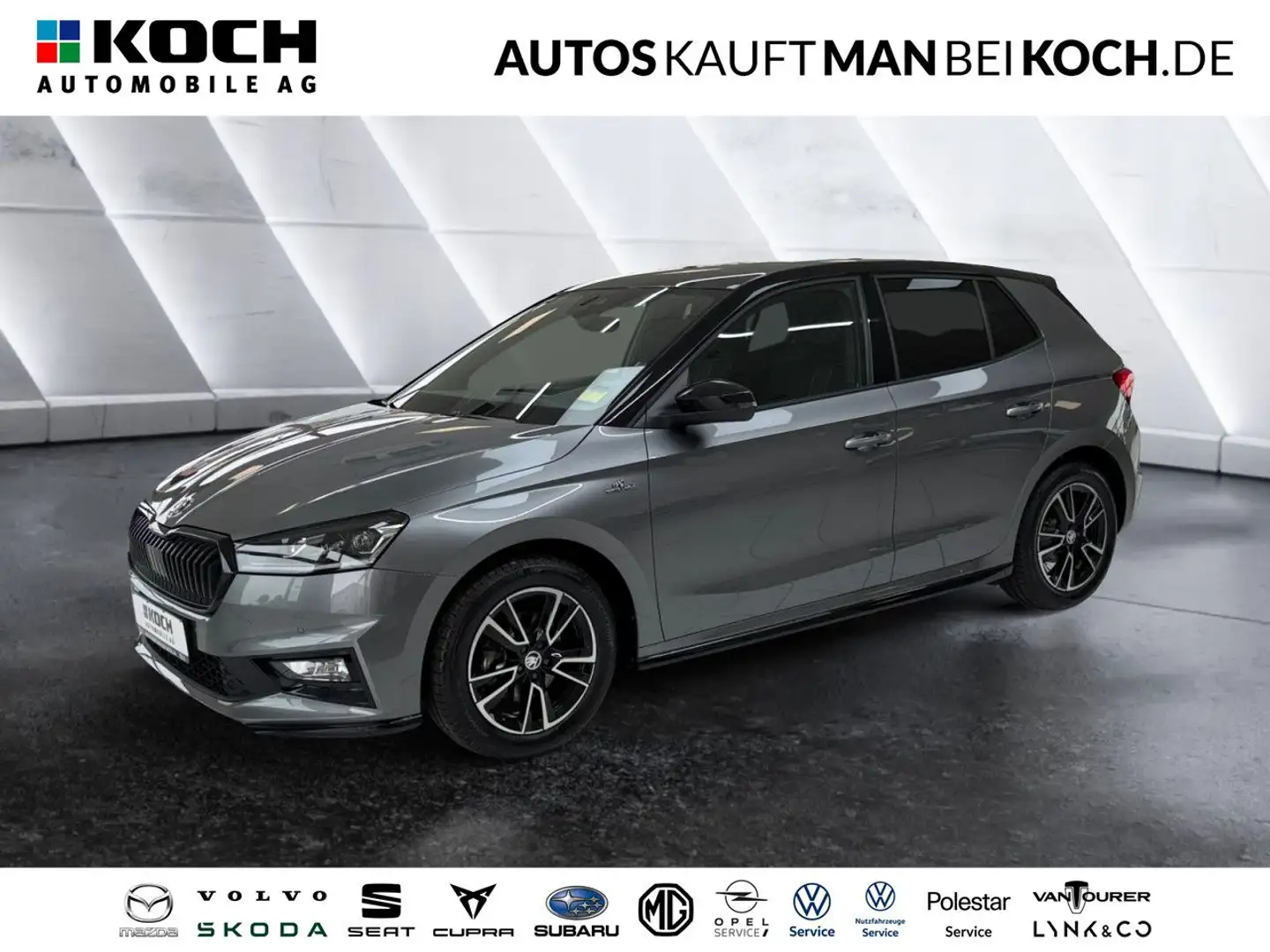 Skoda Fabia 1.5 TSI DSG Monte Carlo LED LHZ SHZ KAM DAB Grau - 1