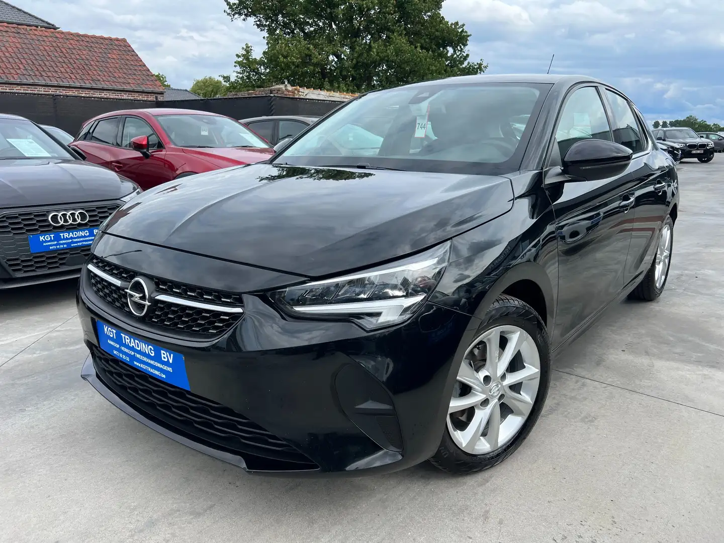 Opel Corsa 1.2i TURBO AUTOMAAT NAVIGATIE LEDER FULL LED PDC Noir - 1