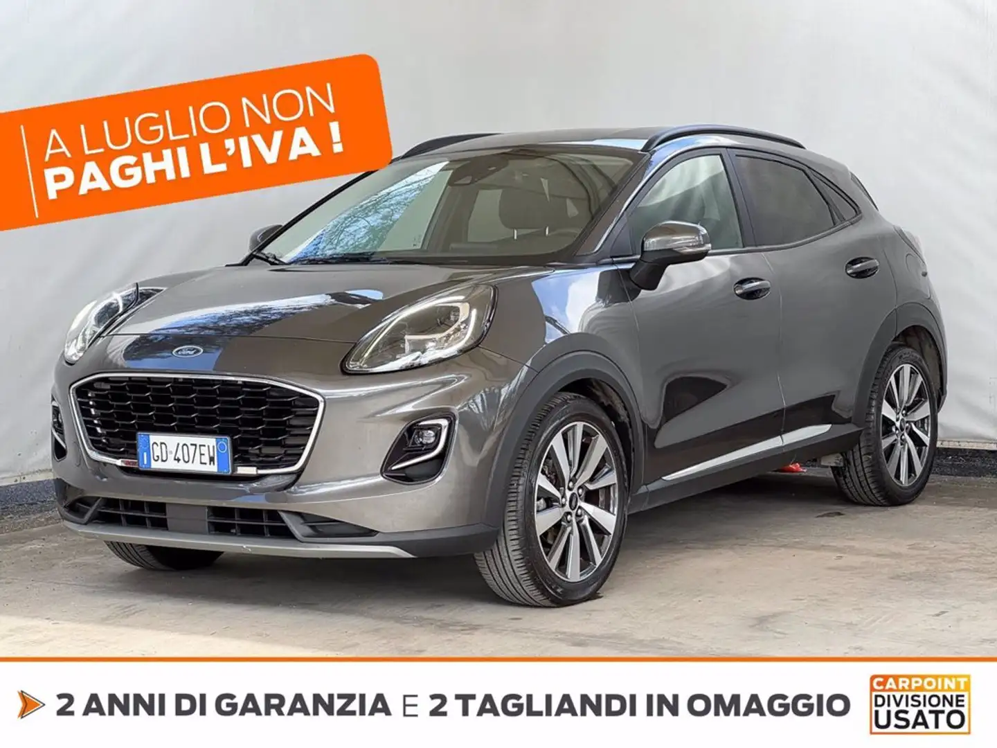Ford Puma 1.0 ecoboost h titanium x s&s 125cv Grigio - 1