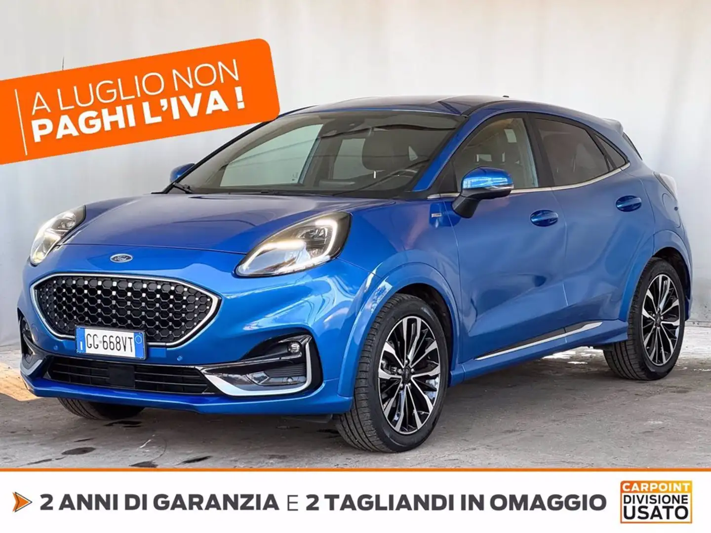Ford Puma 1.0 ecoboost h st-line vignale s&s 155cv auto Blu/Azzurro - 1