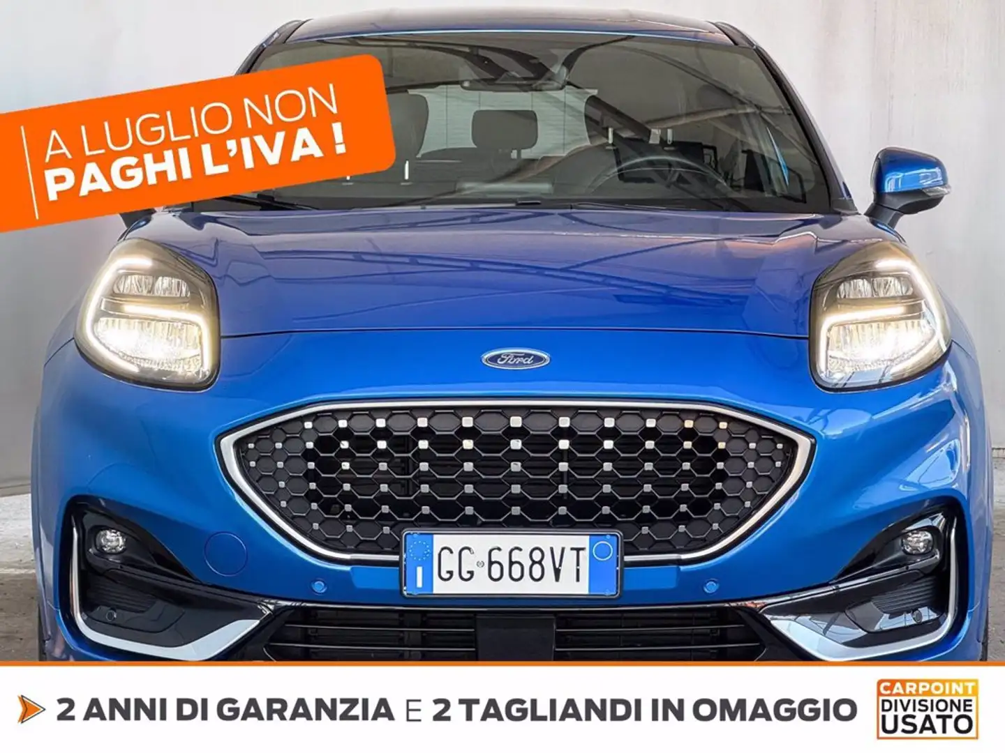 Ford Puma 1.0 ecoboost h st-line vignale s&s 155cv auto Blu/Azzurro - 2