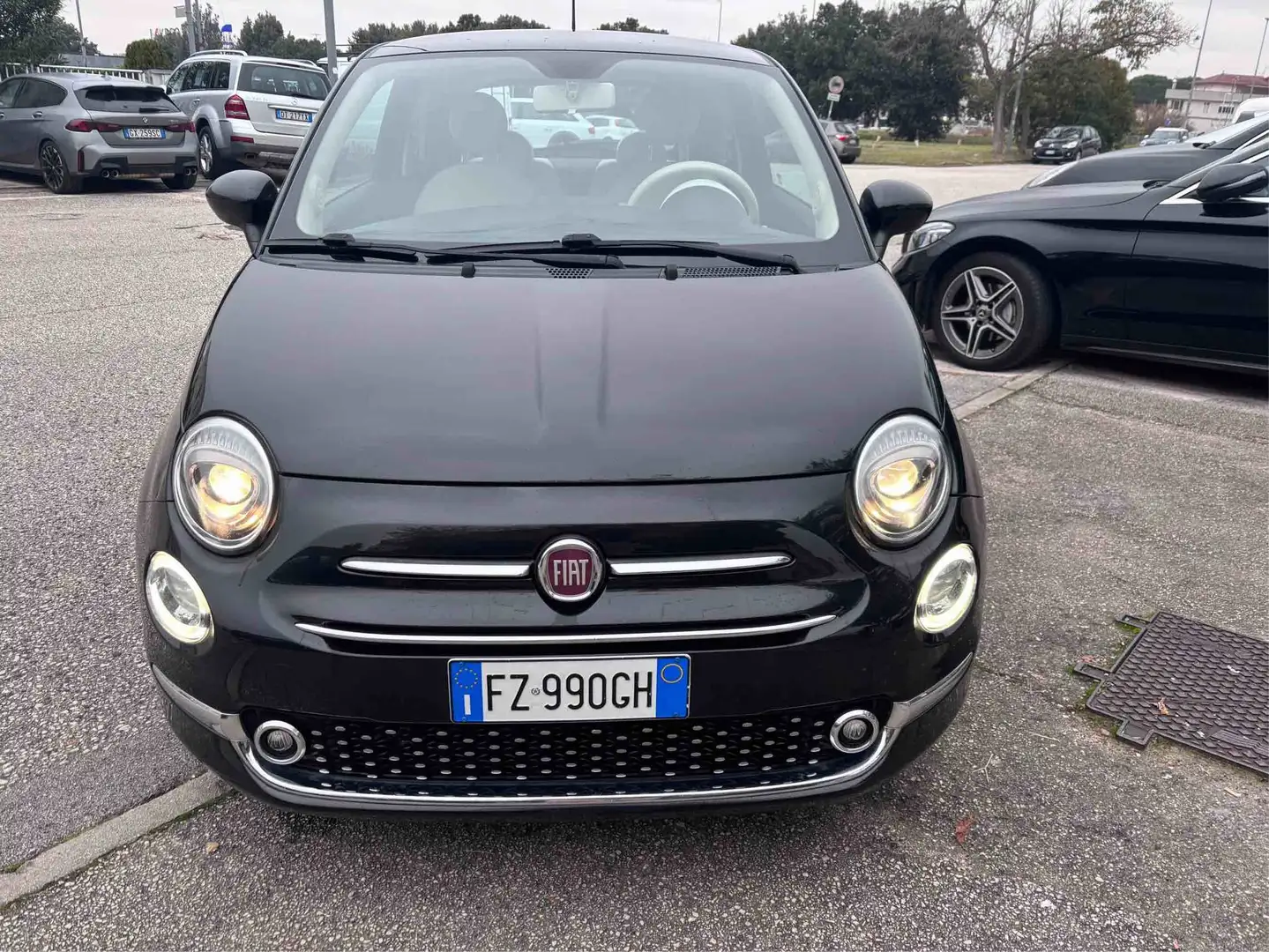 Fiat 500 500  1.2 Lounge easypower Gpl Schwarz - 1