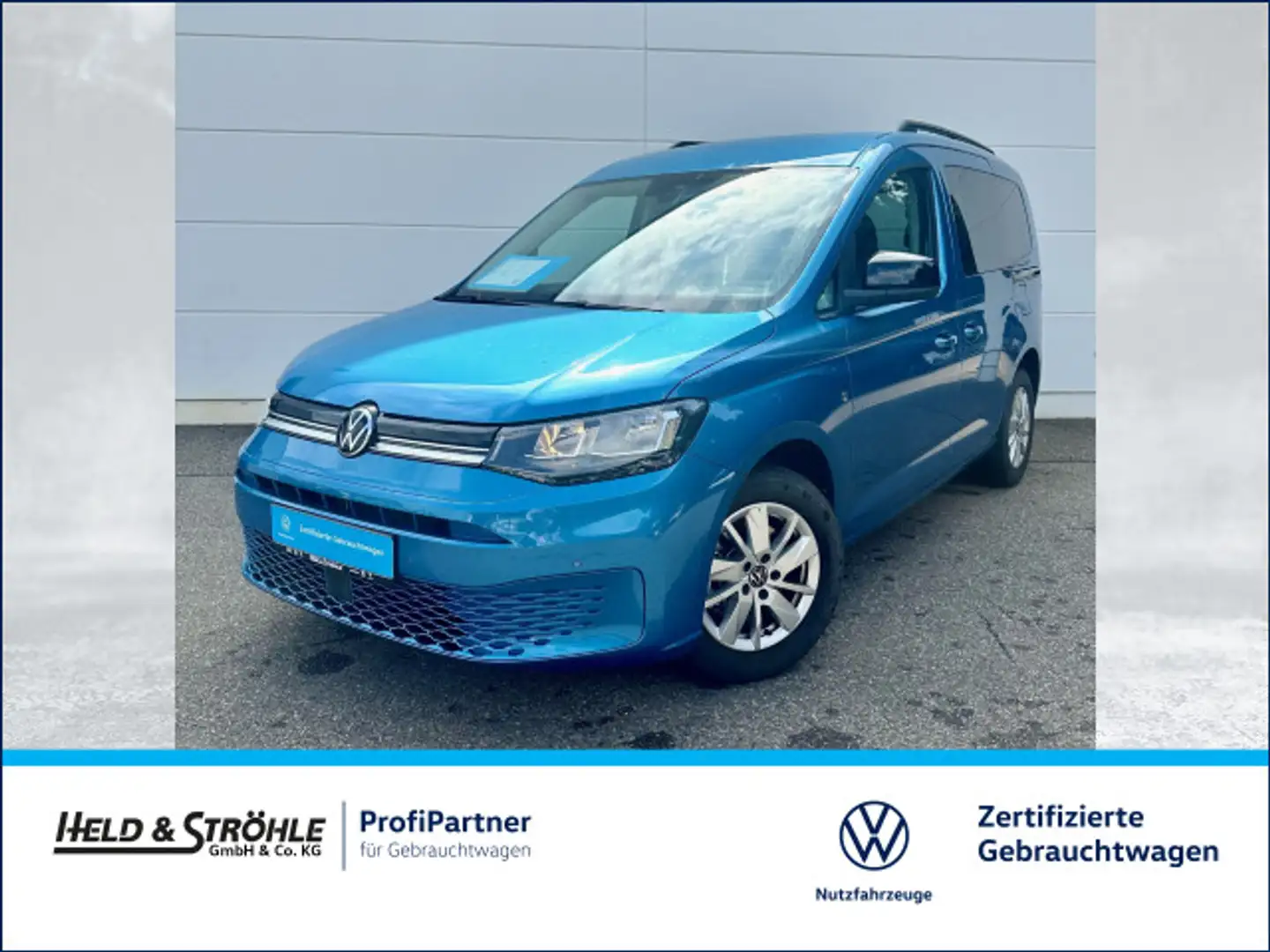 Volkswagen Caddy Life 2.0 TDI DSG NAV SHZ KAM PDC DAB+ 16" Blau - 1
