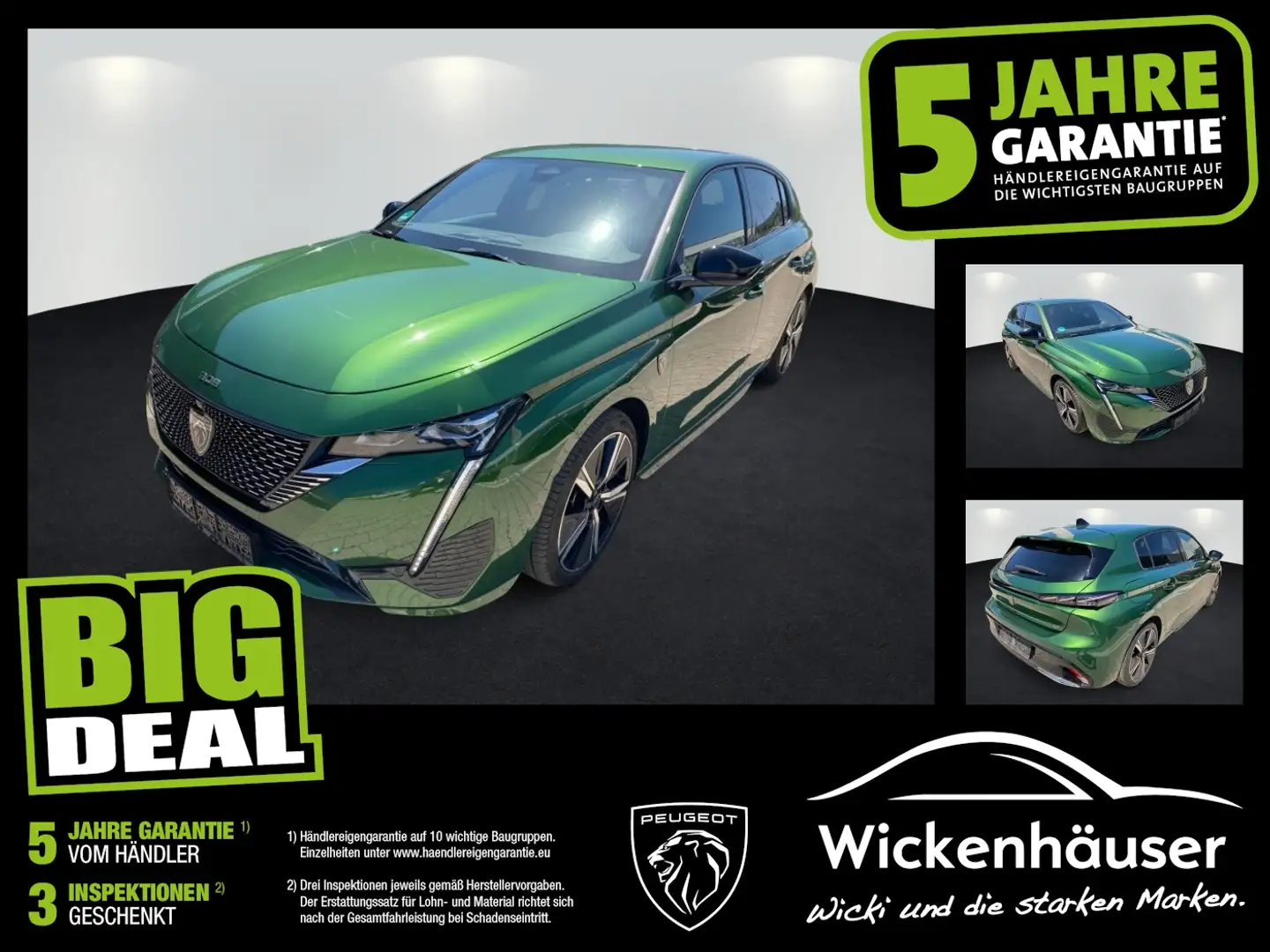 Peugeot 308 PureTech 130 GT Rückfahrkamera mit 360° Grün - 1