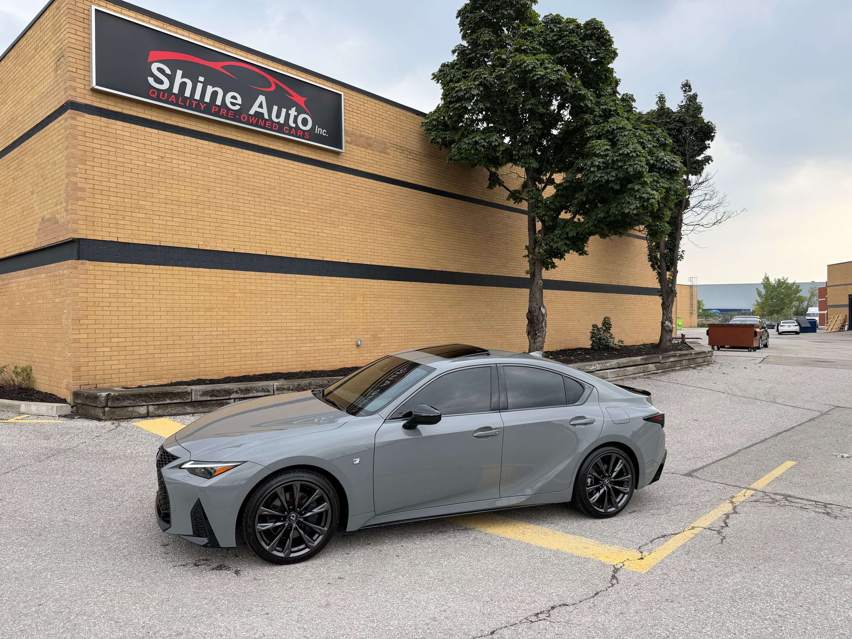 Gray 2025 Lexus IS Sedan 6-Speed Automatic