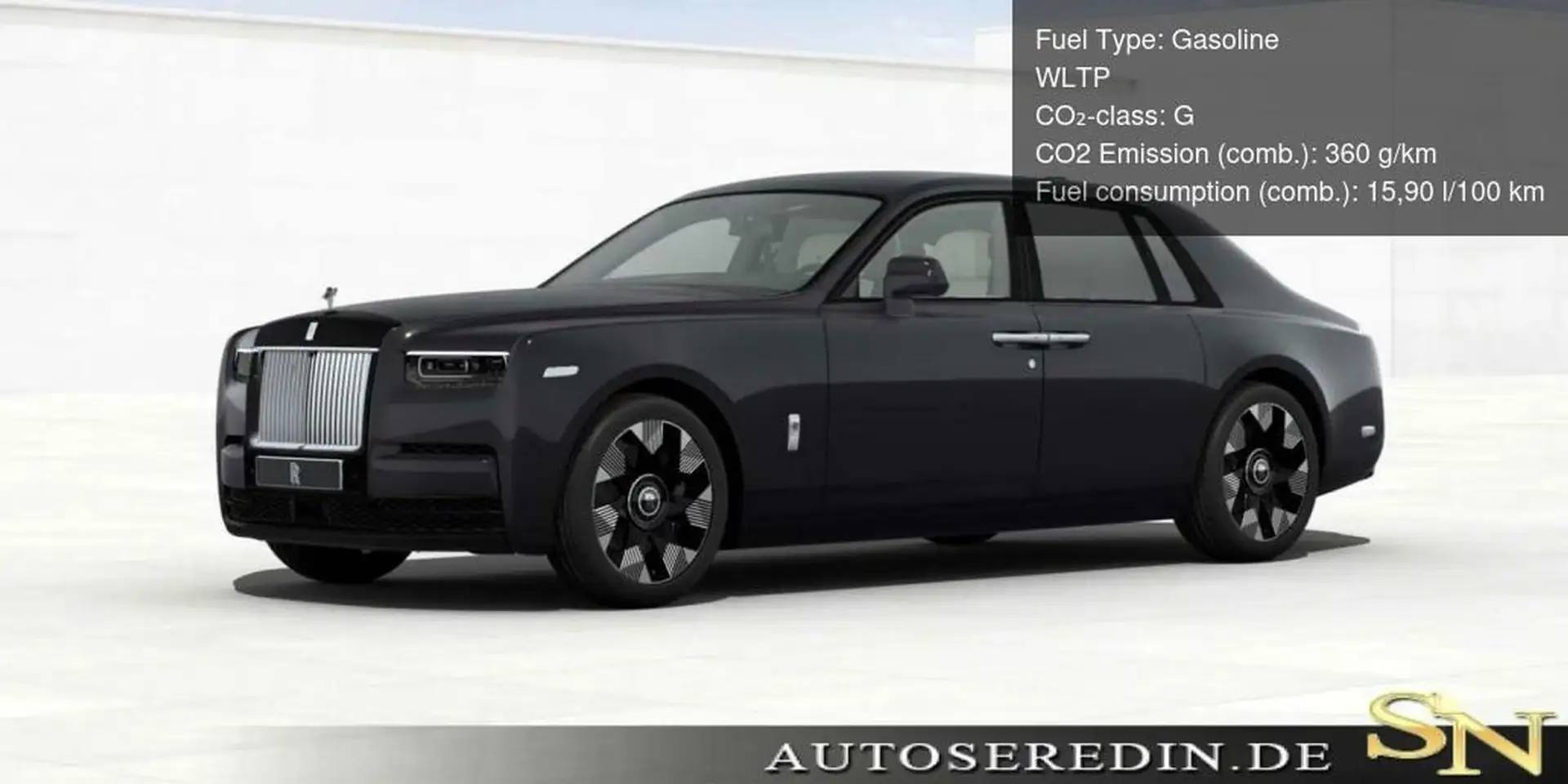 Rolls-Royce Phantom Shooting Star+5 Seats+Bespoke Audio Zwart - 1