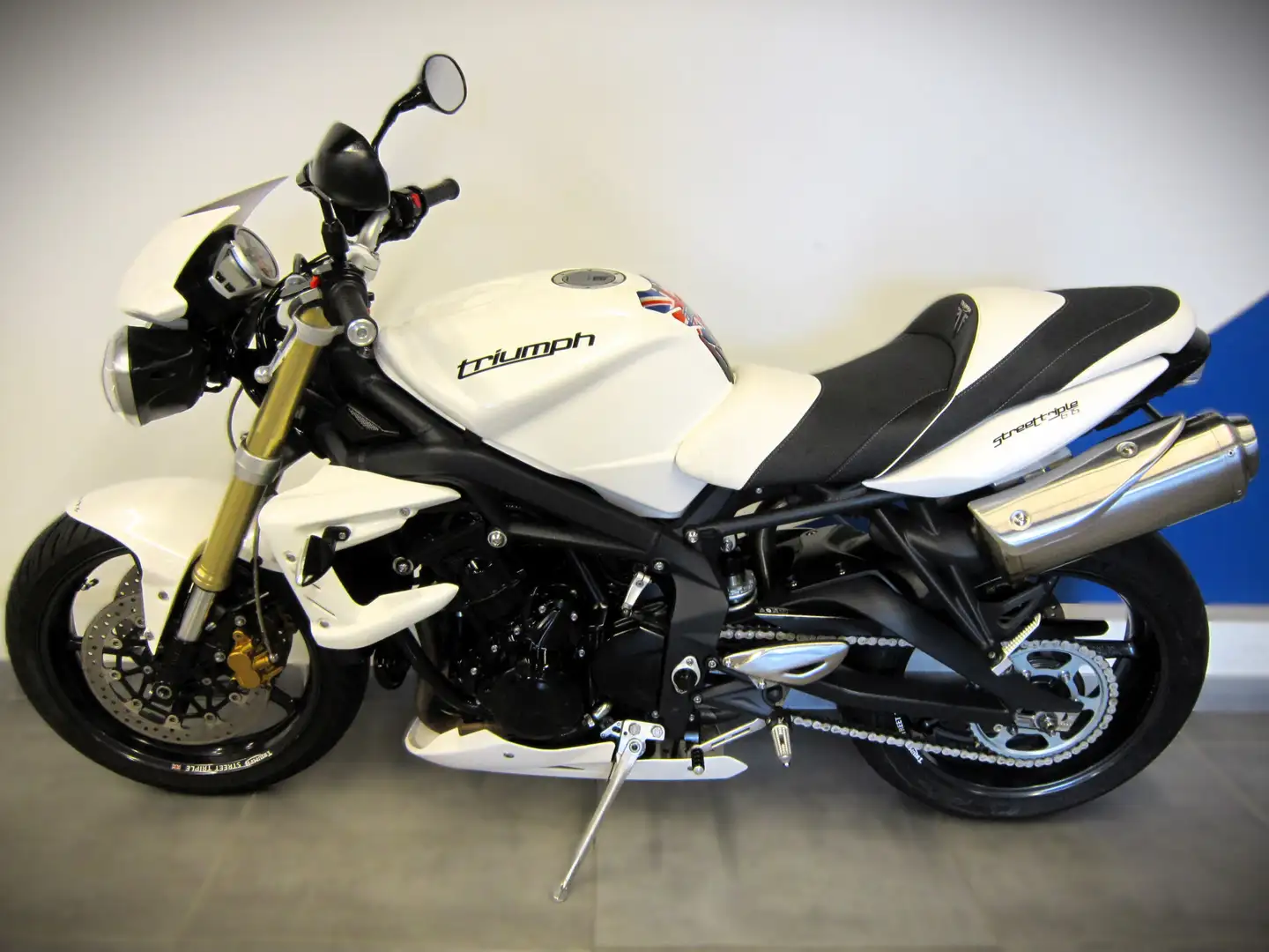 Triumph Street Triple 675 Blanc - 1