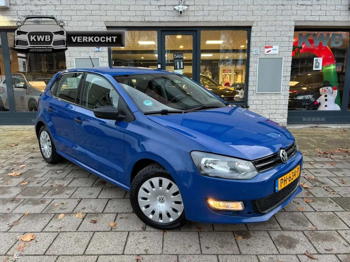 Volkswagen Polo 1.2 5Drs Airco Carplay 4Nw schokdempers Beurt Blauw - 1
