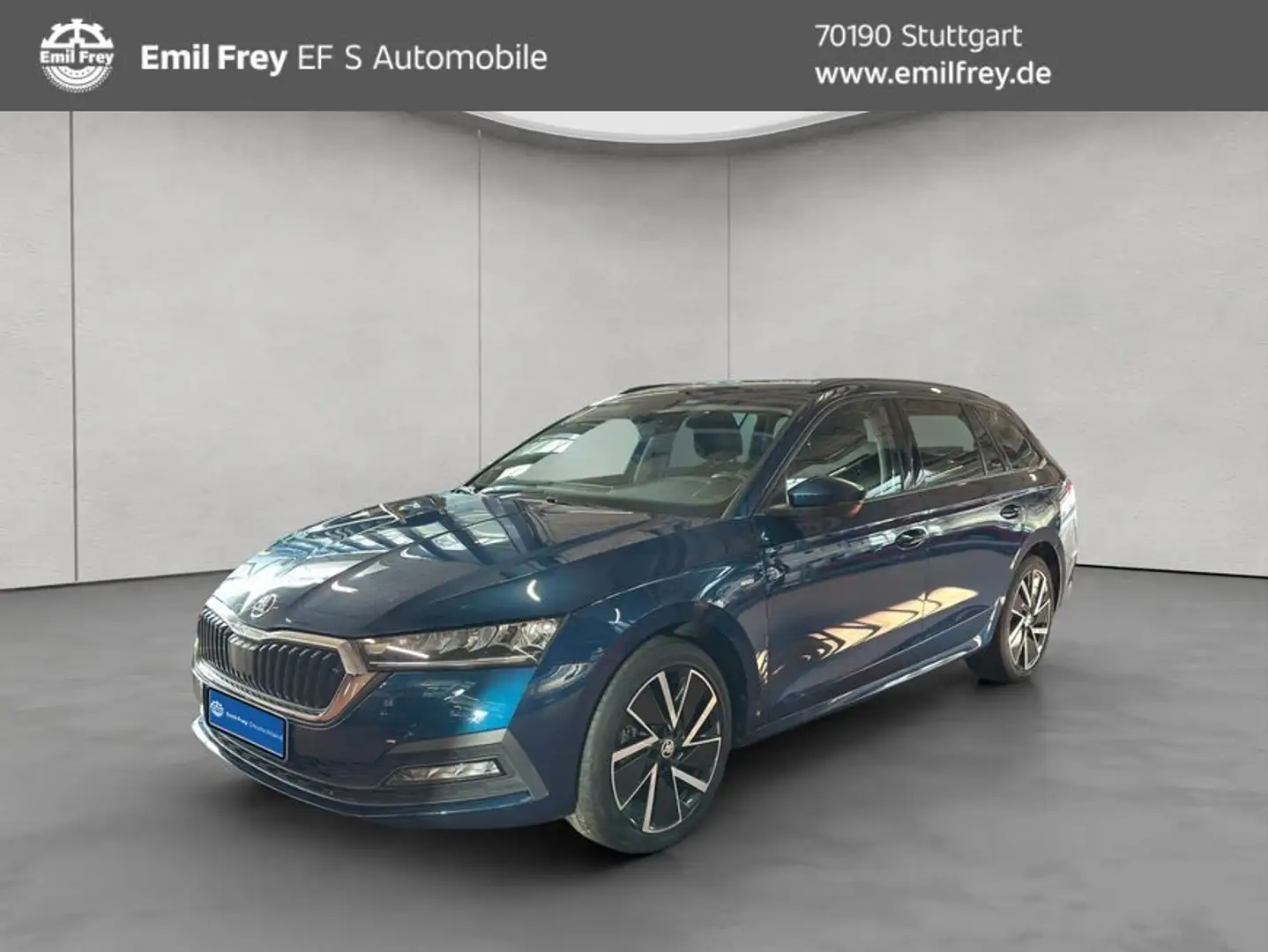 Skoda Octavia Combi 2.0 TDI AHK Bleu - 1