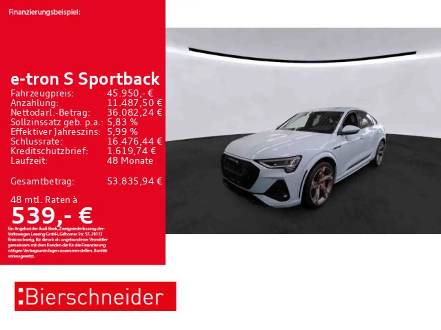 Audi e-tron 22 AHK PANO MATRIX HuD B&O Weiß - 1