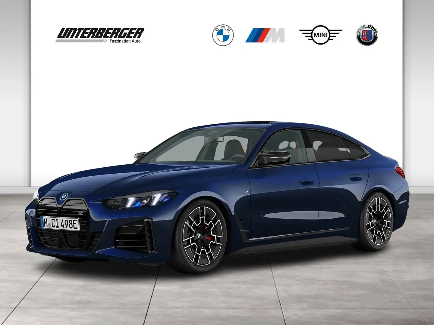 BMW i4 M50 xDrive Gran Coupé Pro AHK ACC 360° GSD HK Blau - 1