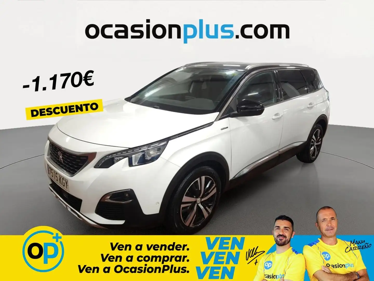 Peugeot 5008 1.6BlueHDi S&S GT-Line EAT6 120 Blanco - 1