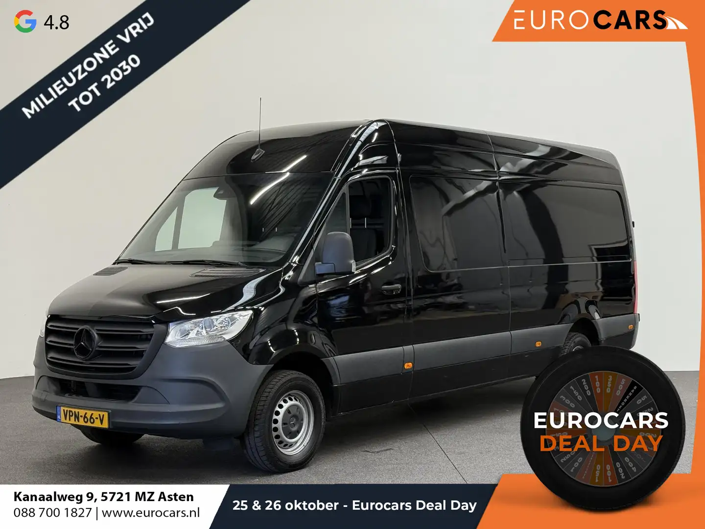 Mercedes-Benz Sprinter 311 1.9 CDI L3H2 RWD Navi Apple carplay/android Ai Noir - 1