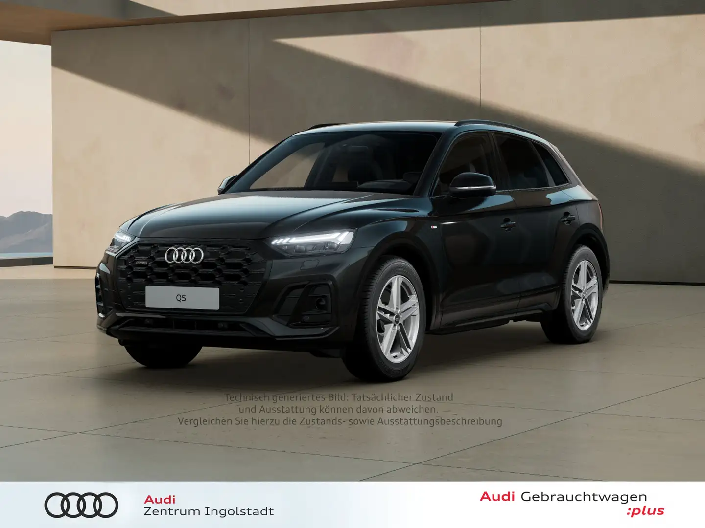 Audi Q5 45 TFSI qu S line MATRIX AHK ACC NAVI 19" Kam. Schwarz - 2