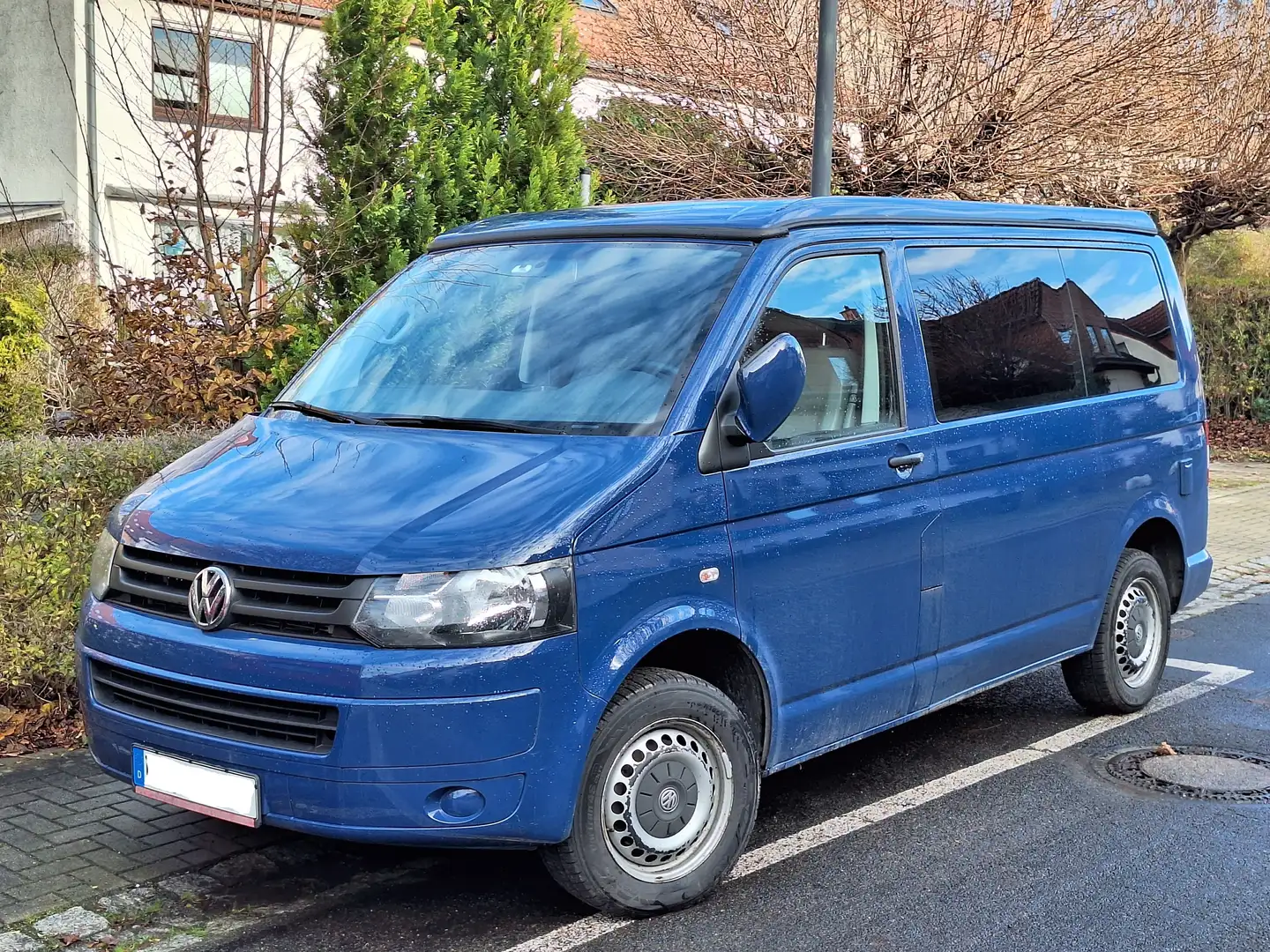 Volkswagen T5 Allrad Camper mit Aufstelldach - 4Motion Blau - 2
