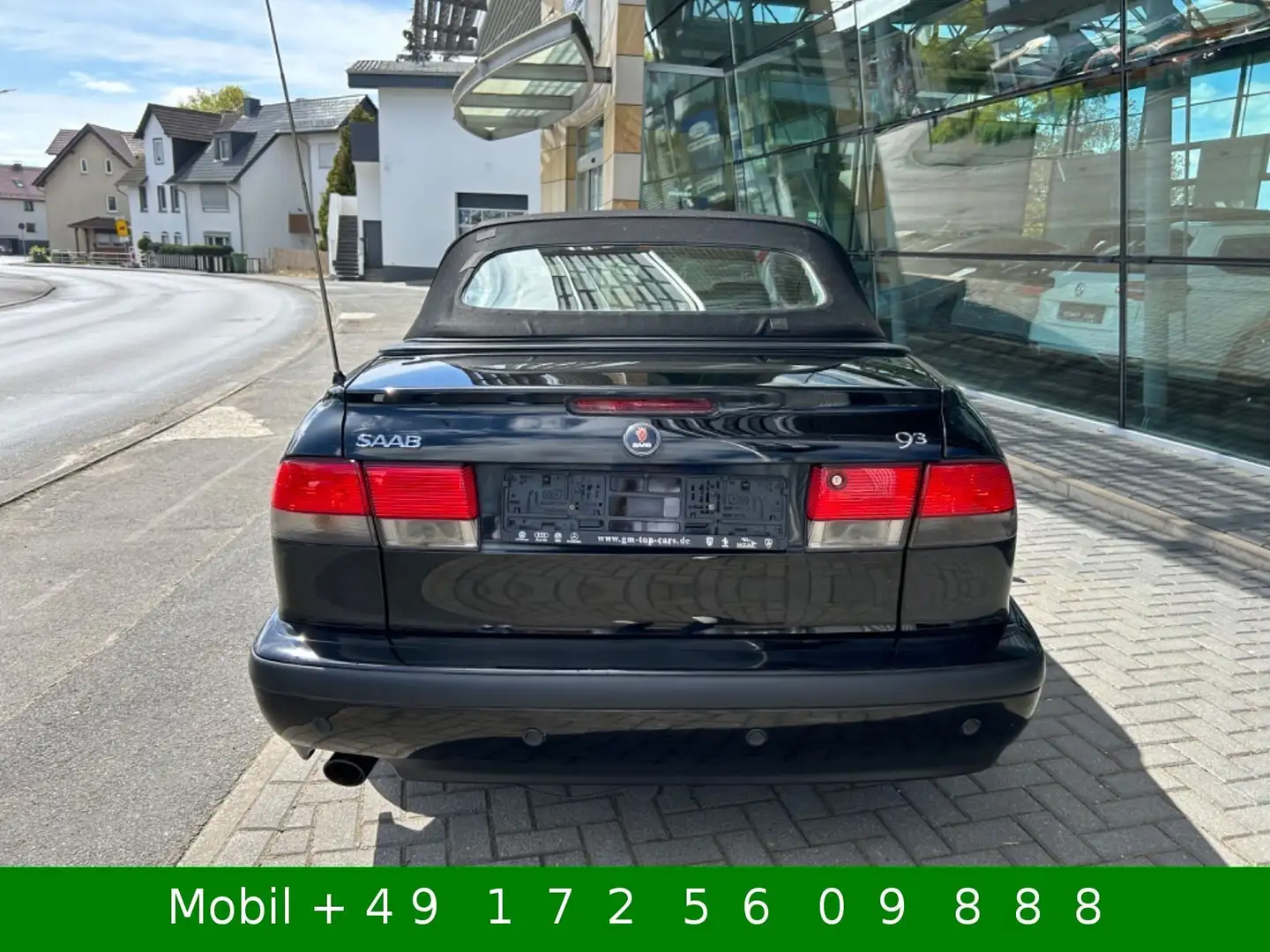 Saab 9-3 2.0t Ecopower SE Cabriolet Leder Klimaa Noir - 1