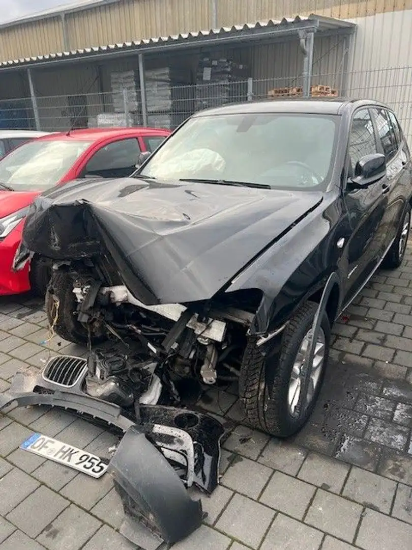 BMW X3 xDrive 20 d (UNFALL) Negro - 2
