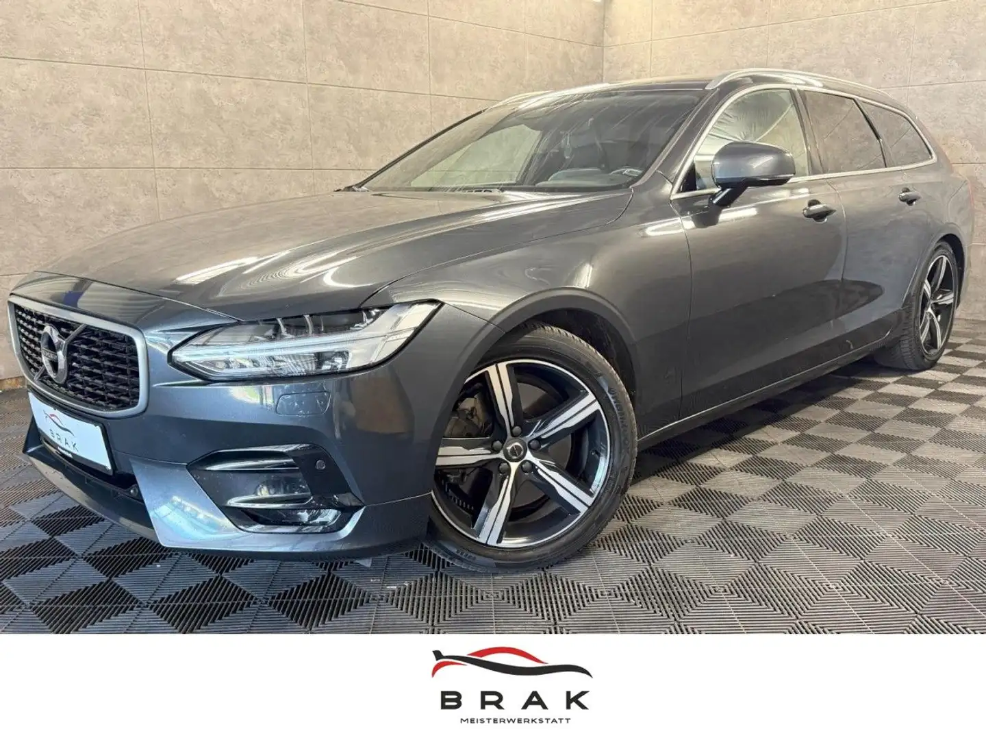 Volvo V90 T4 R-Design Navi*LED*Kamera*AHK*Leder*Tempo Grau - 1