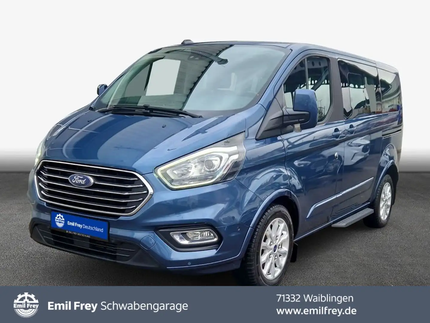 Ford Tourneo Custom 2.0EcoBlue Aut Titanium *RFK* Blau - 1