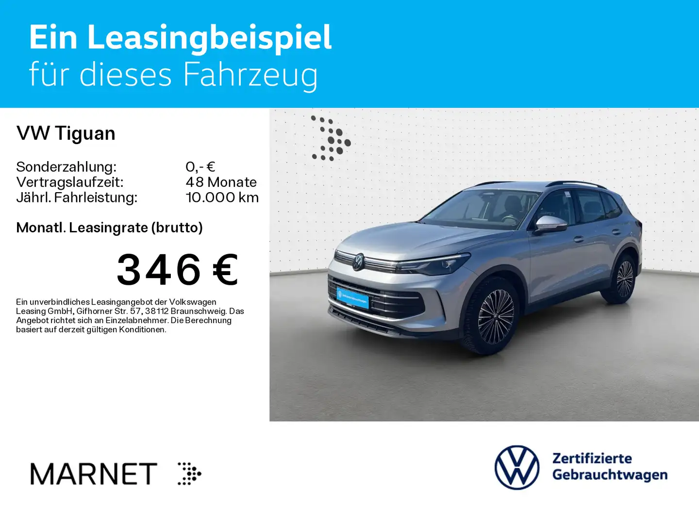 Volkswagen Tiguan Life 1.5 eTSI 96kW DSG*AHK*NAVI*KAMERA*AS Argento - 2