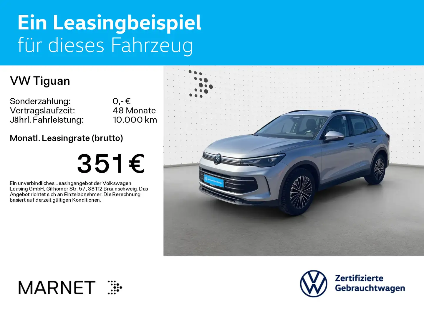 Volkswagen Tiguan Life 1.5 eTSI 96kW DSG*AHK*NAVI*KAMERA*AS Argent - 2