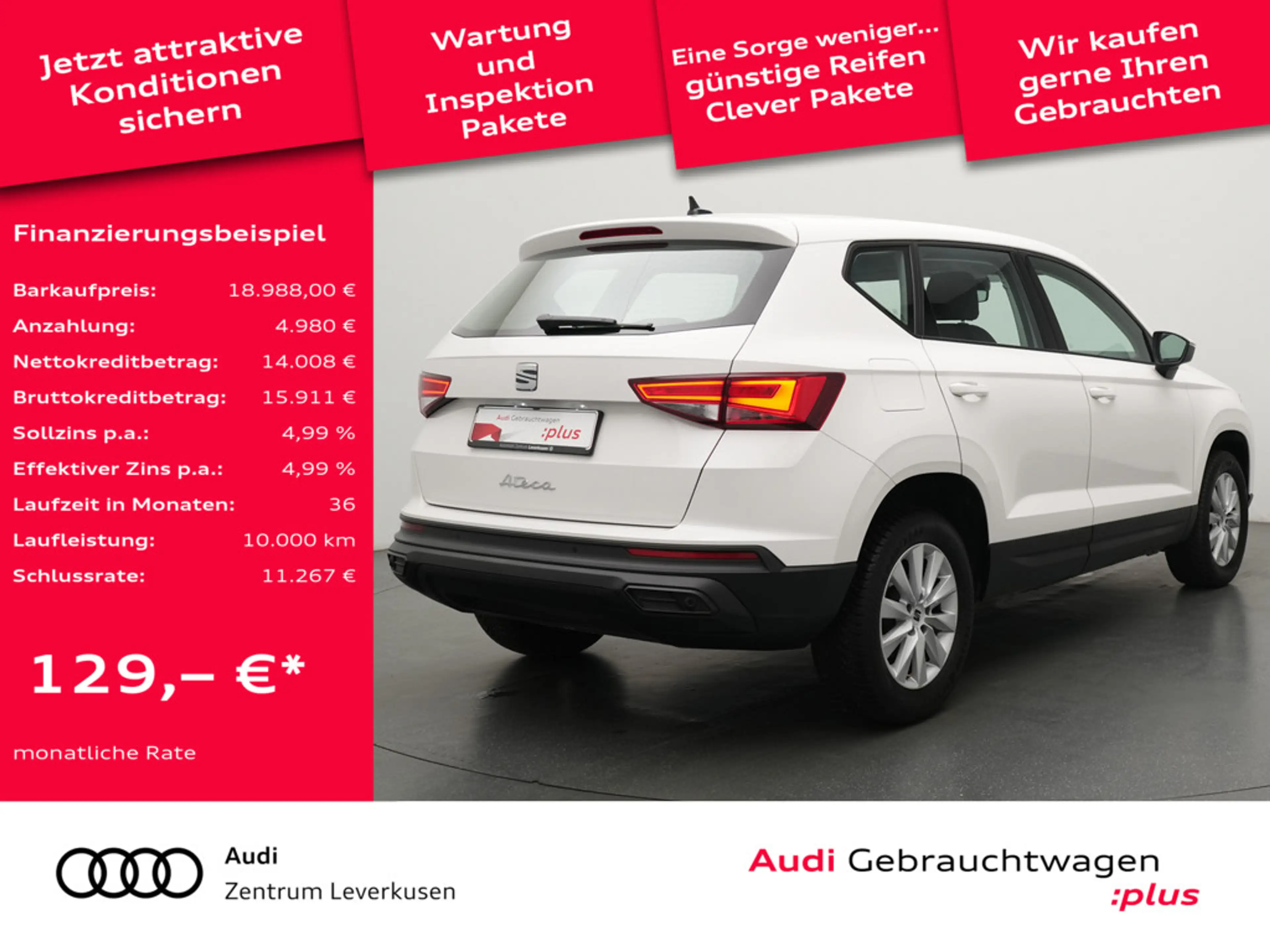 SEAT Ateca VIRT CARPLAY LED PDC KLIMA KLIMA FACELIFT — photo 2