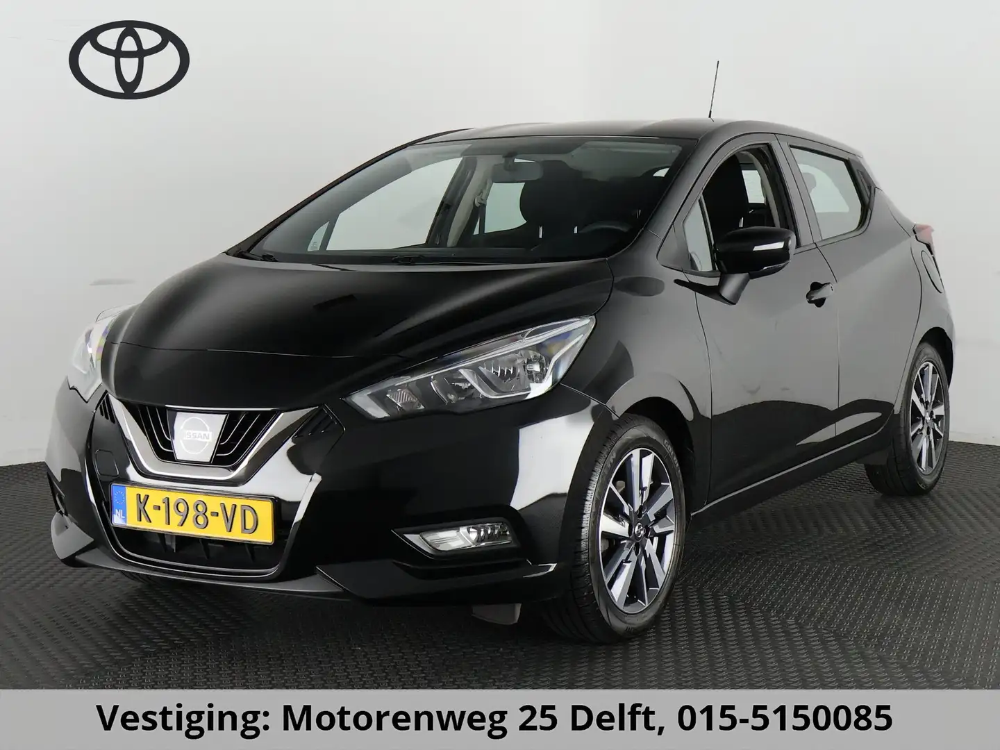 Nissan Micra 1.0L ACENTA BLACKLINE .CARPLAY NAVI. CAMERA . GARA Noir - 1