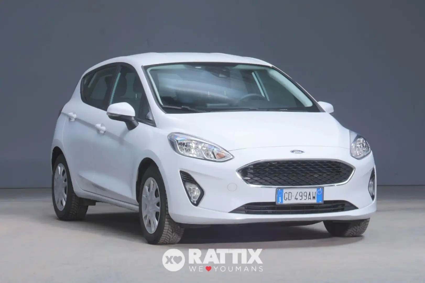 Ford Fiesta 1.5 ecoblue 85CV Business Weiß - 1