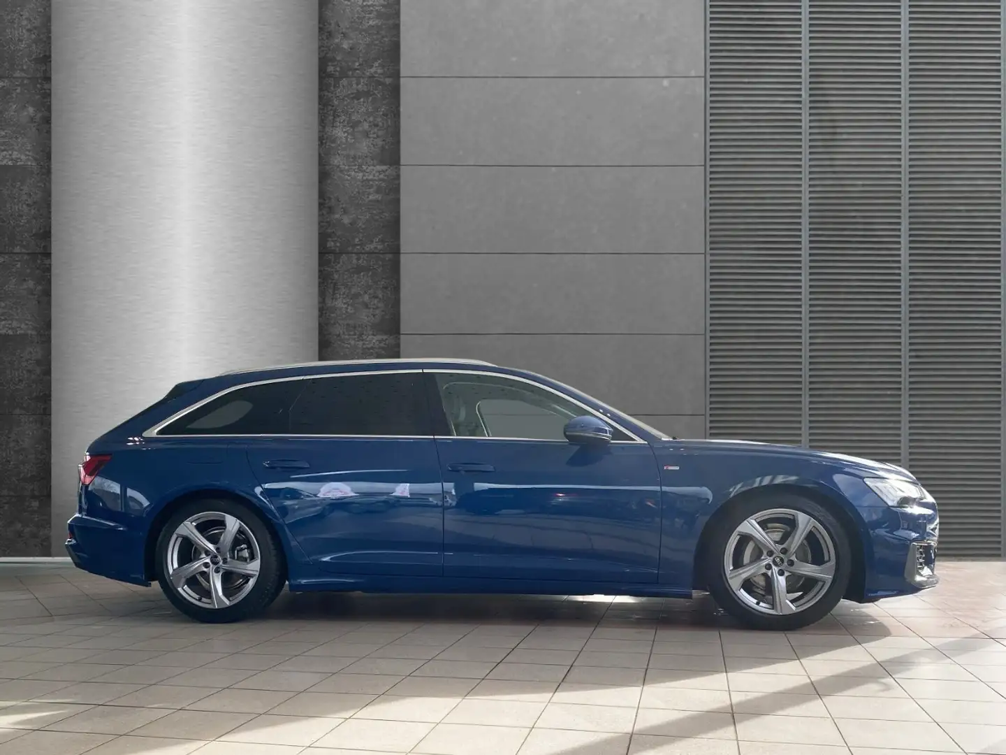 Audi A6 Avant Design S Line (AHK.PDC PLUS.SHZ v+h.HD MATRI Blau - 2