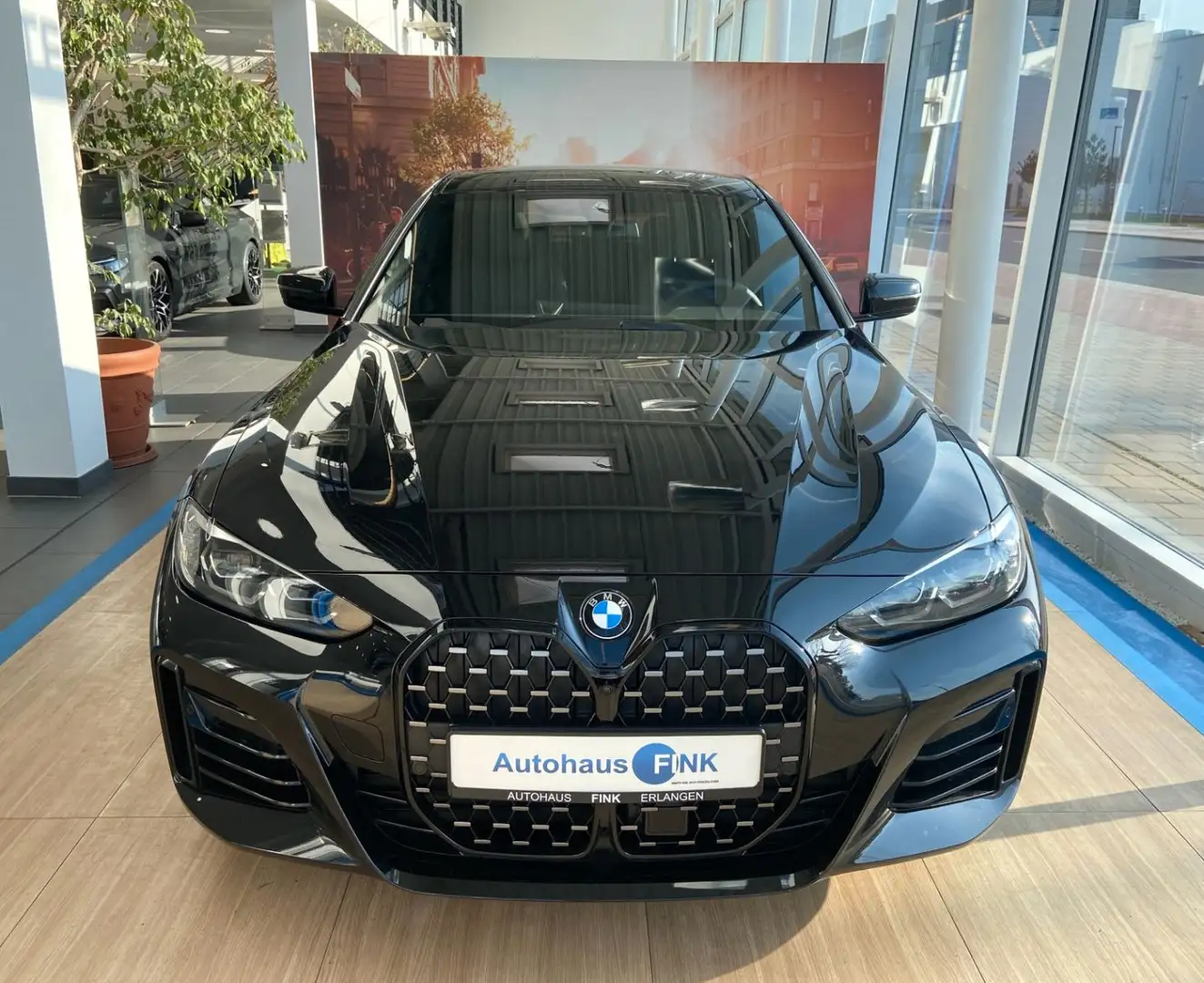 BMW 420 420d GC M Sport WideScreen Glasdach H&K ACC LED Noir - 2