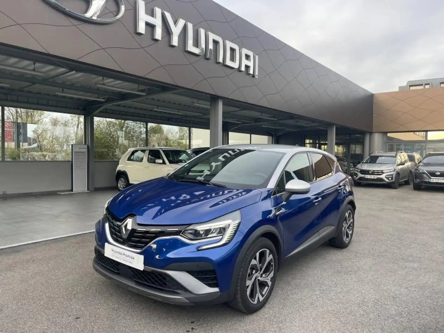 Renault Captur 1.6 E-Tech hybride 145ch RS Line -21 Bleu - 1