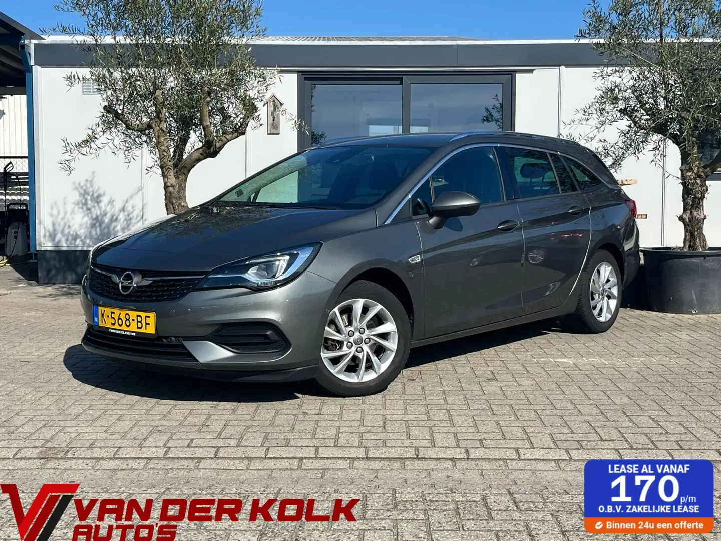 Opel Astra Sports Tourer 1.5 CDTI Elegance Leder Camera Navi Grijs - 1