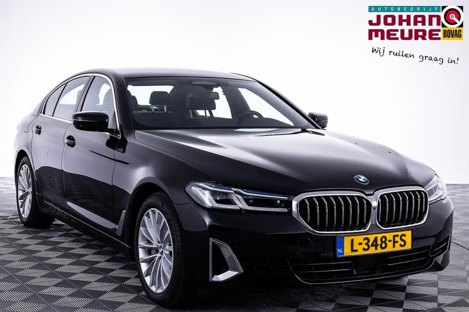 BMW 530 e Business Edition Plus | LASER LED | LEDER | 360 Zwart - 1