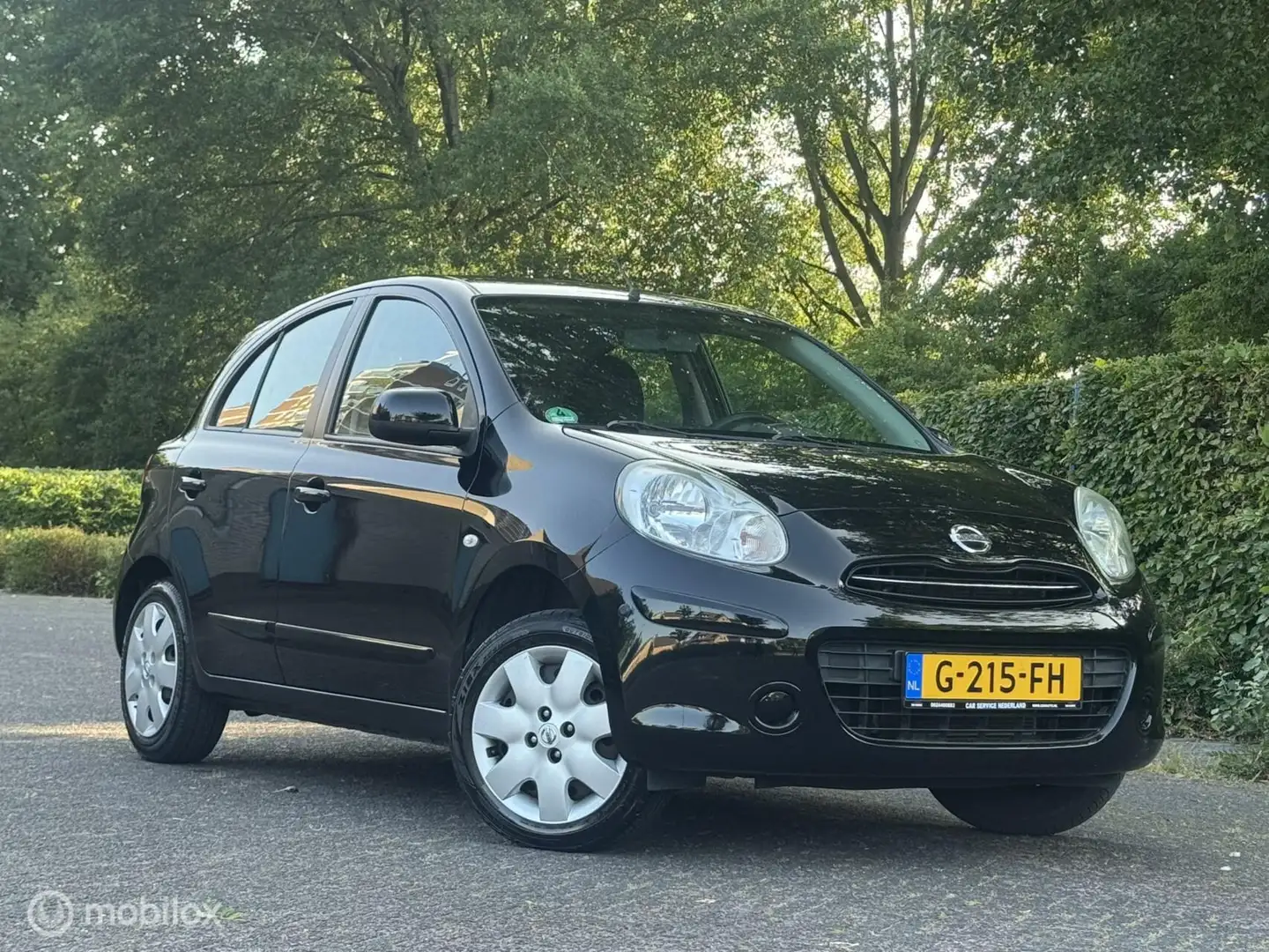 Nissan Micra 1.2 Acenta/NWE APK/PDC/CRUISE/NAVI/AC/NETTE STAAT Schwarz - 2