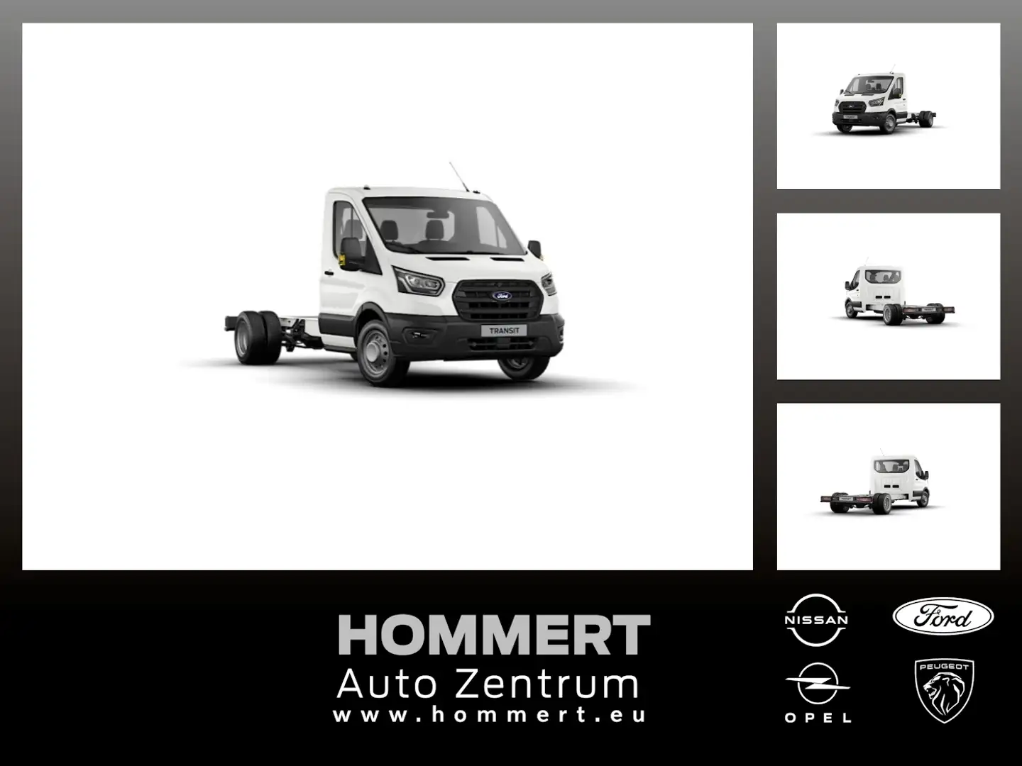 Ford Transit Fahrgestell 350 L3 2.0 KLIMAAUT*PDC*CAM Weiß - 1