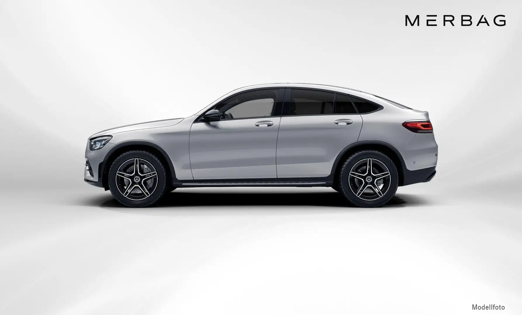 Mercedes-Benz GLC 200 4MATIC Coupé AMG Line Silber - 2