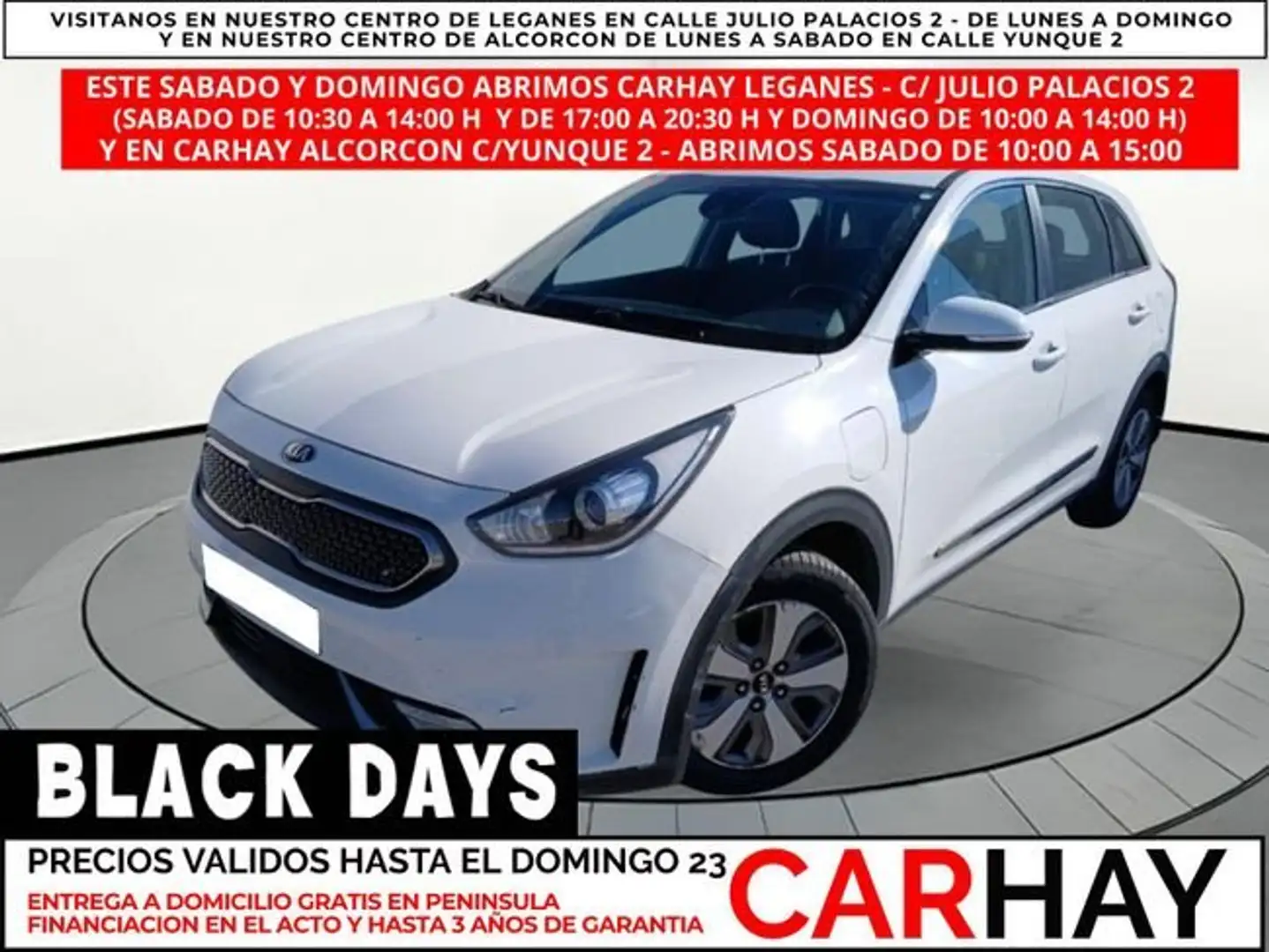Kia Niro CROSSOVER 1.6 GDI 104KW CONCEPT Blanc - 1