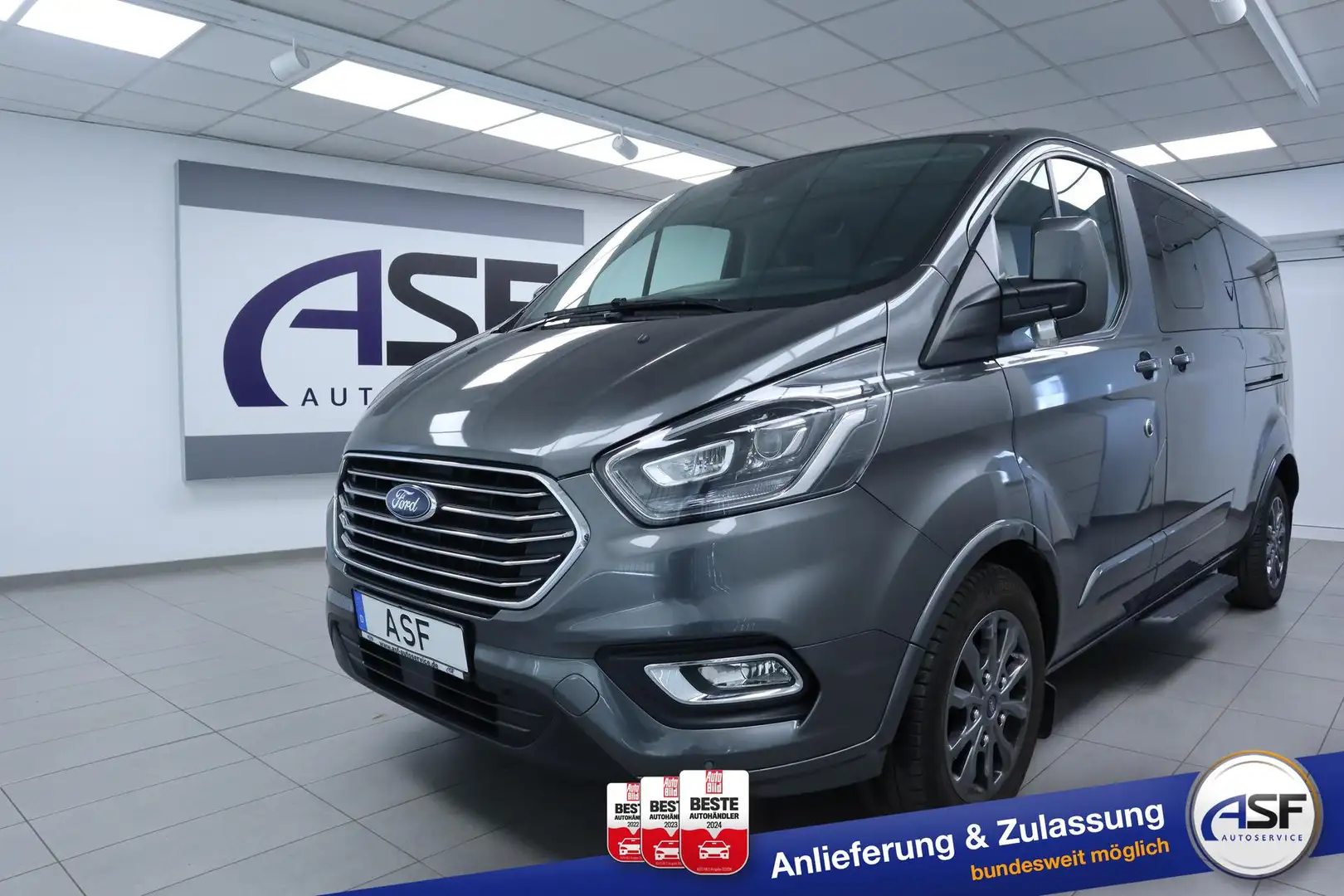 Ford Tourneo Custom Transit Titanium X L2 #8-Sitzer #Bi-Xenon #ACC ... Šedá - 1