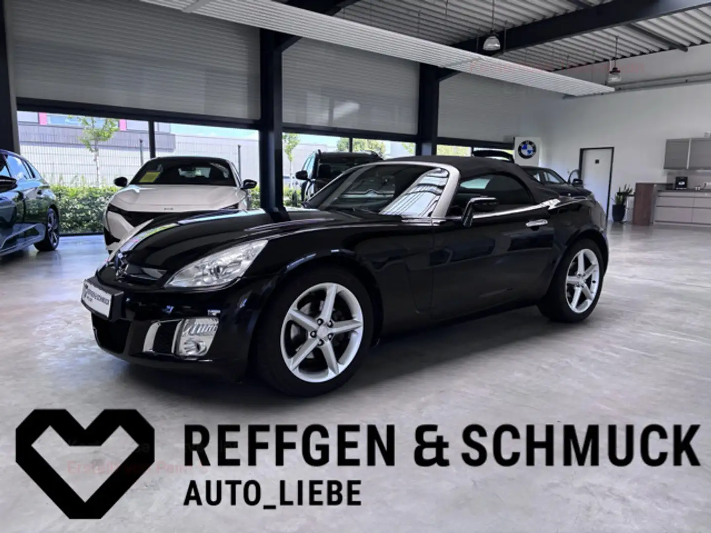 Opel GT KLIMAANLAGE+LEDERAUSSTATTUNG+ALURÄDER+1.HAND+ Schwarz - 1
