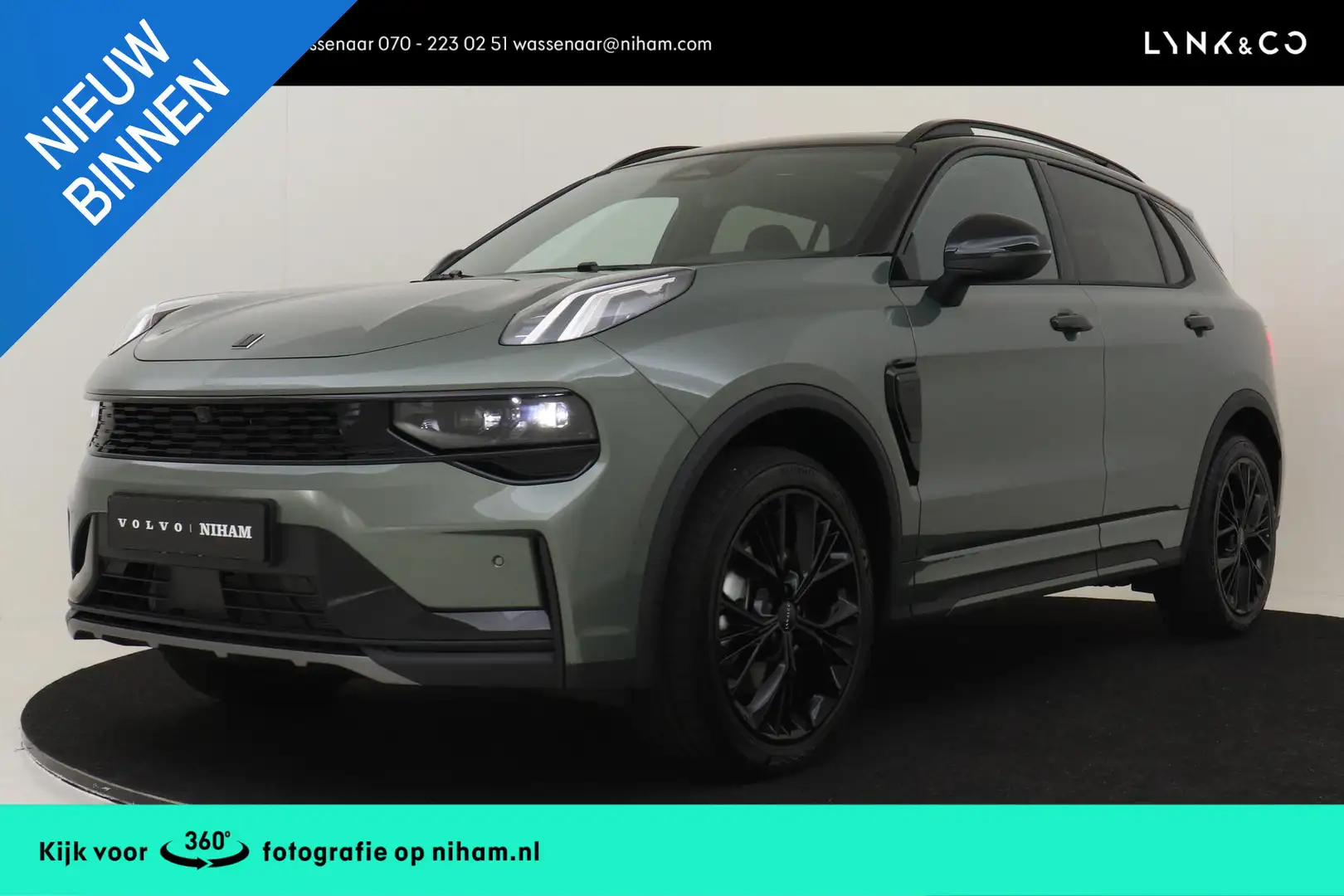 Lynk & Co 01 1.5 MORE -LEDER|ELEK.STOEL|360°CAM|PANO.DAK|BLIS|H Groen - 1