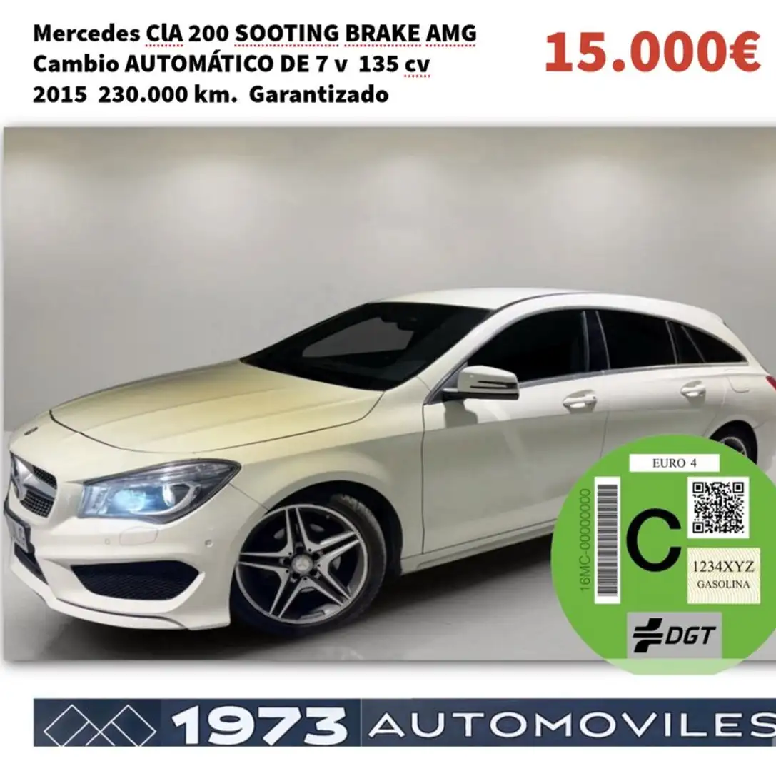 Mercedes-Benz CLA 200 d AMG Line Shooting Brake Blanco - 1