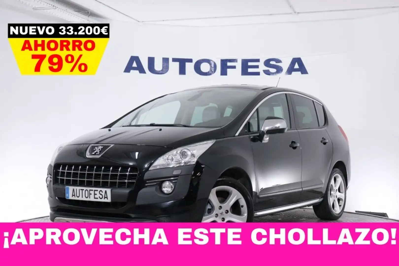 Peugeot 3008 1.6 HDI SPORT PACK 110CV 5P # TECHO PANORAMICO,CUE Noir - 1